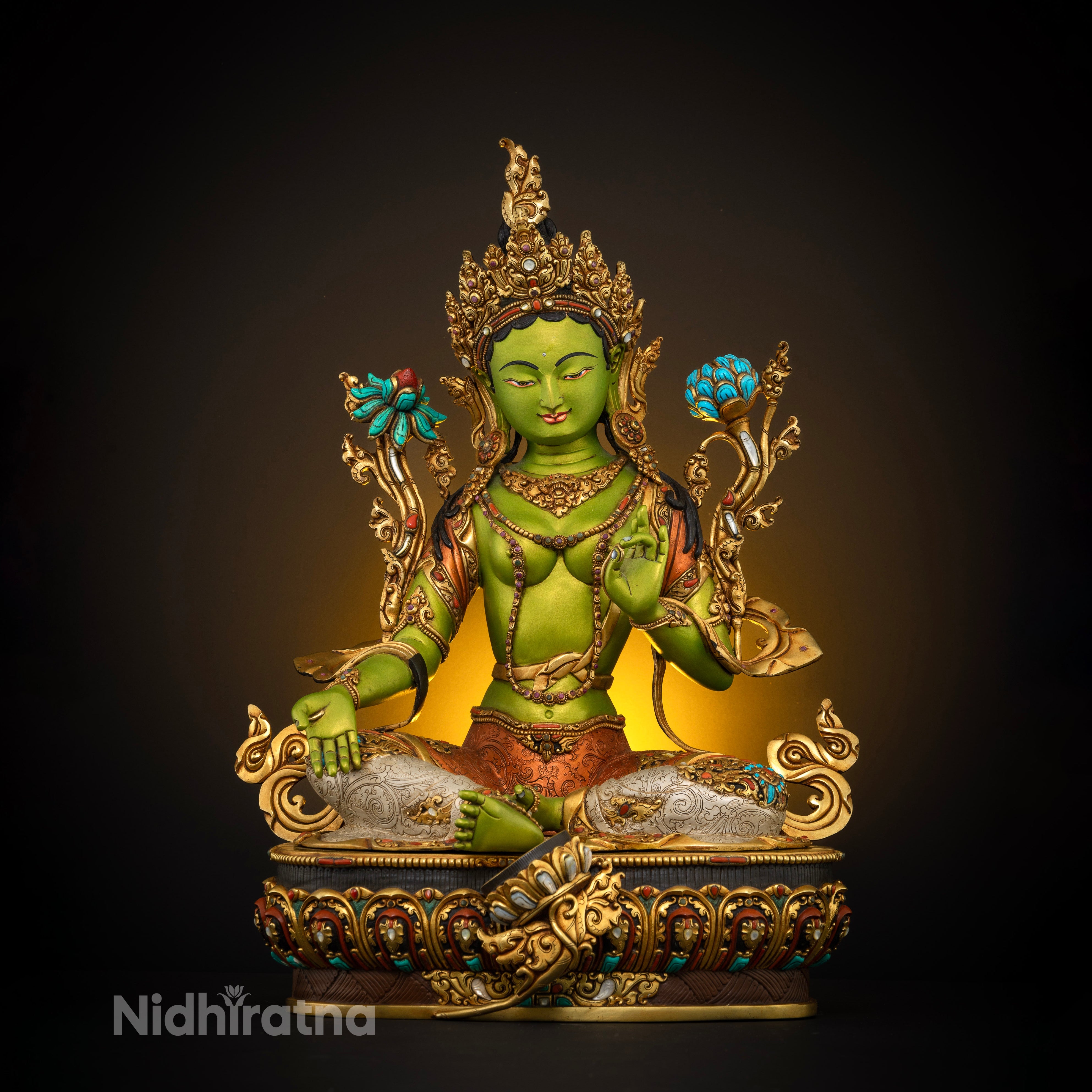 the mother of liberation. Mother Green Tara