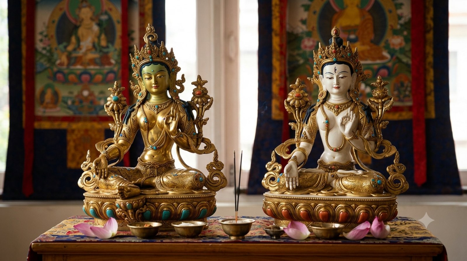 Green Tara and White Tara: Meaning, Symbolism & Iconography | Nidhiratna