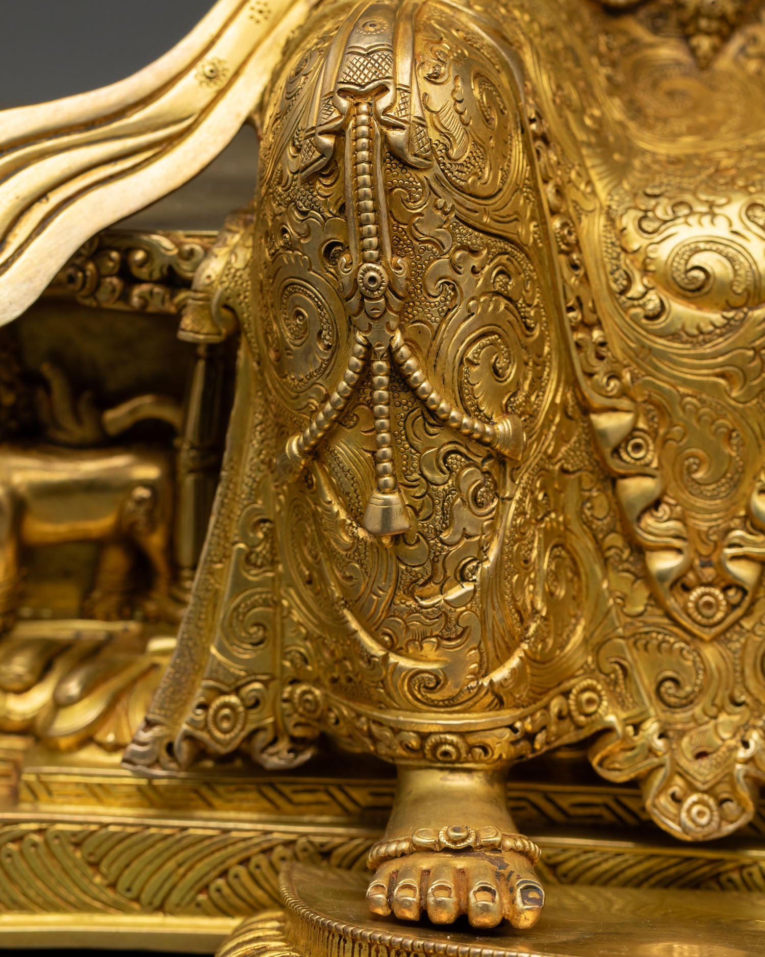 Maitreya Buddha on Throne Sculpture | Nepali Art & Craft