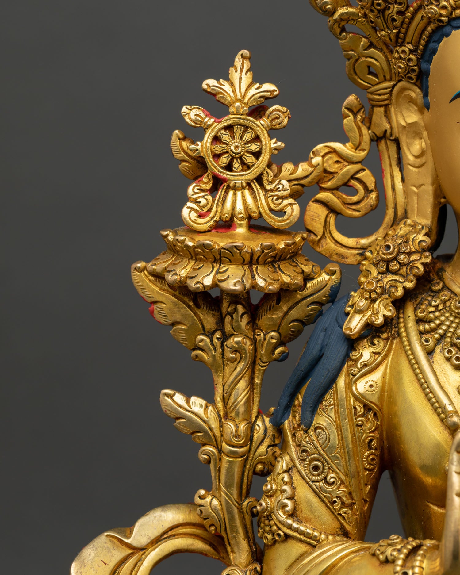 Maitreya Buddha on Throne Sculpture | Nepali Art & Craft