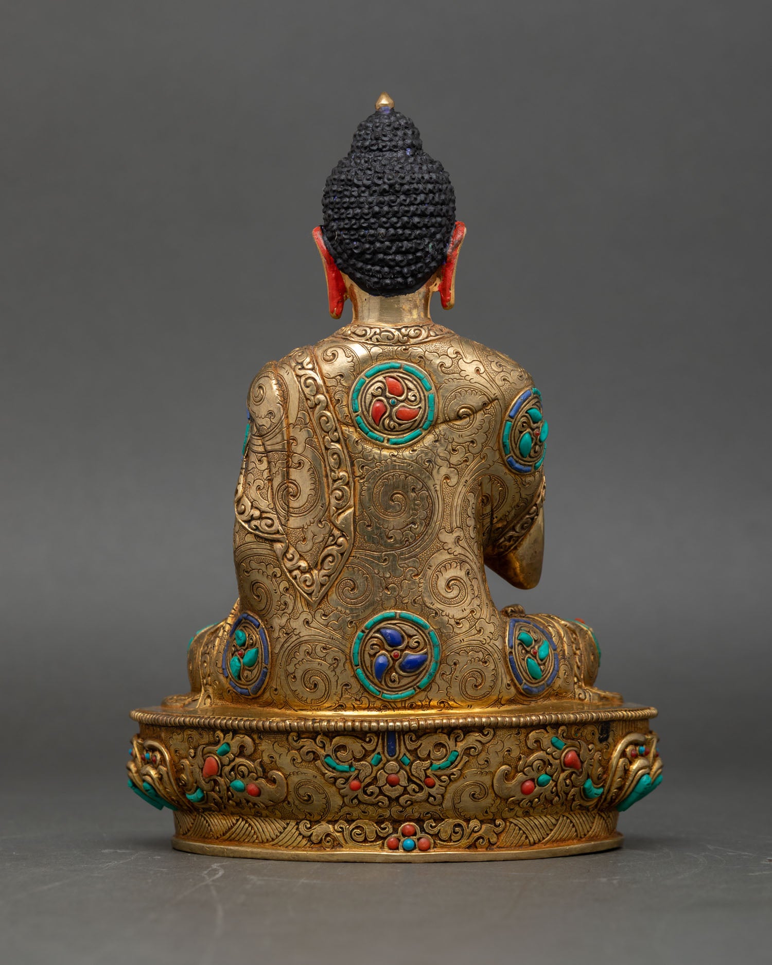 Five Dhyani Buddha Sculpture – Representation of Enlightened Wisdom