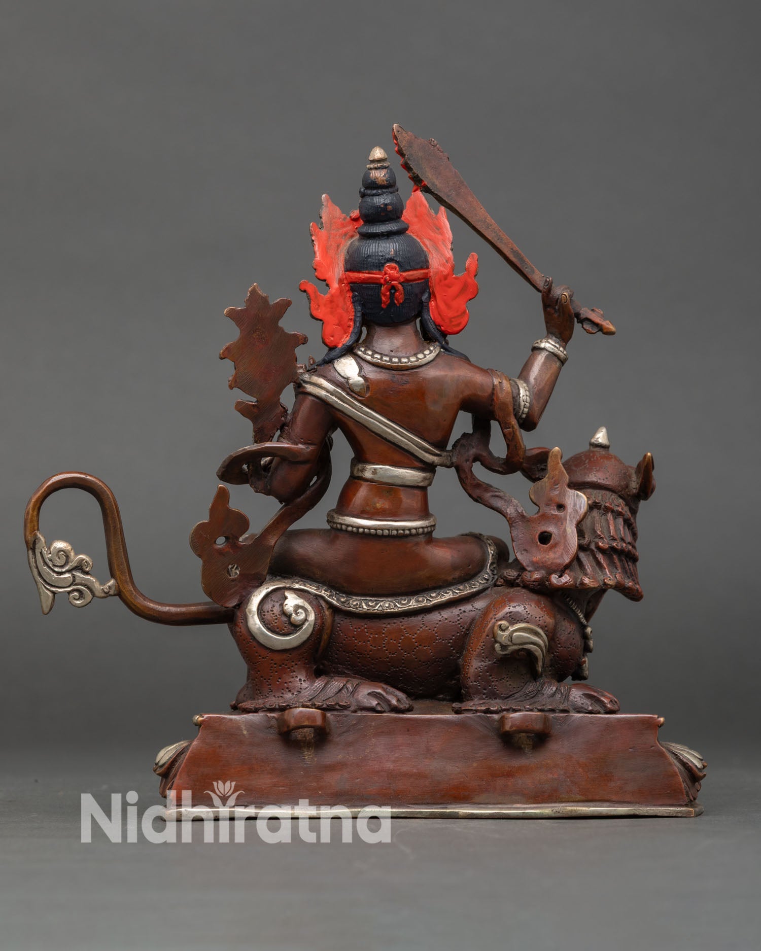 Lion Manjushri Statue