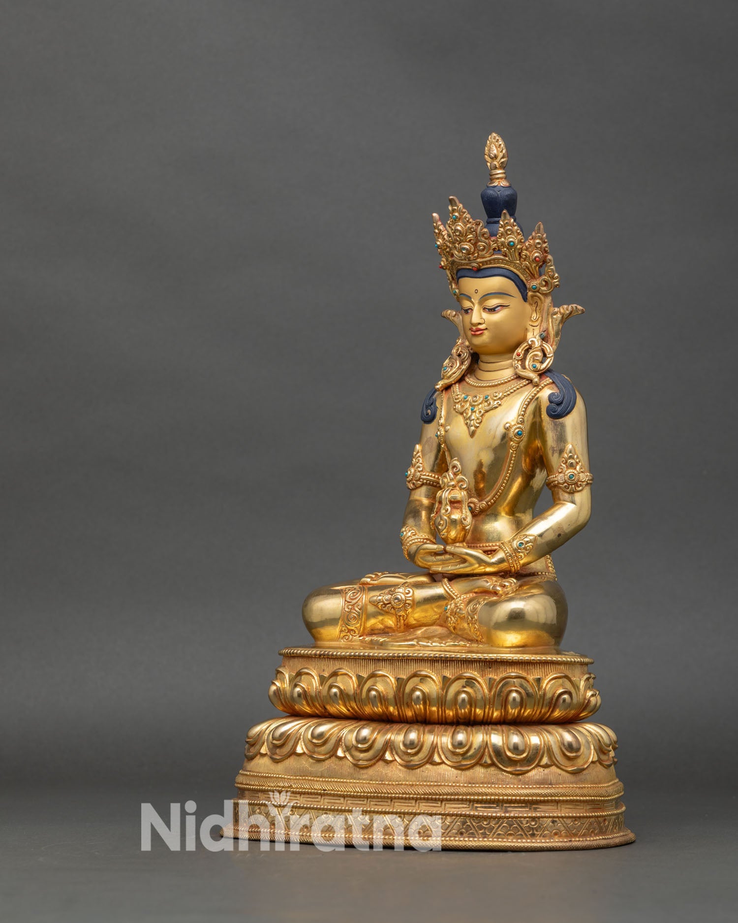Authentic Amitayus Statue | Sacred Buddhist Sculpture