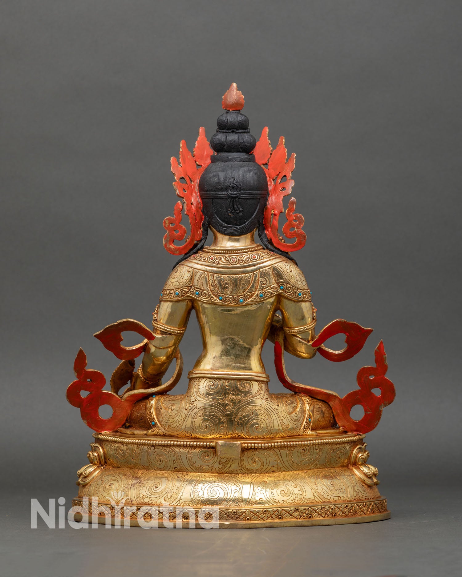 Ksitigarbha Statue | Buddhist Decor from Nepal