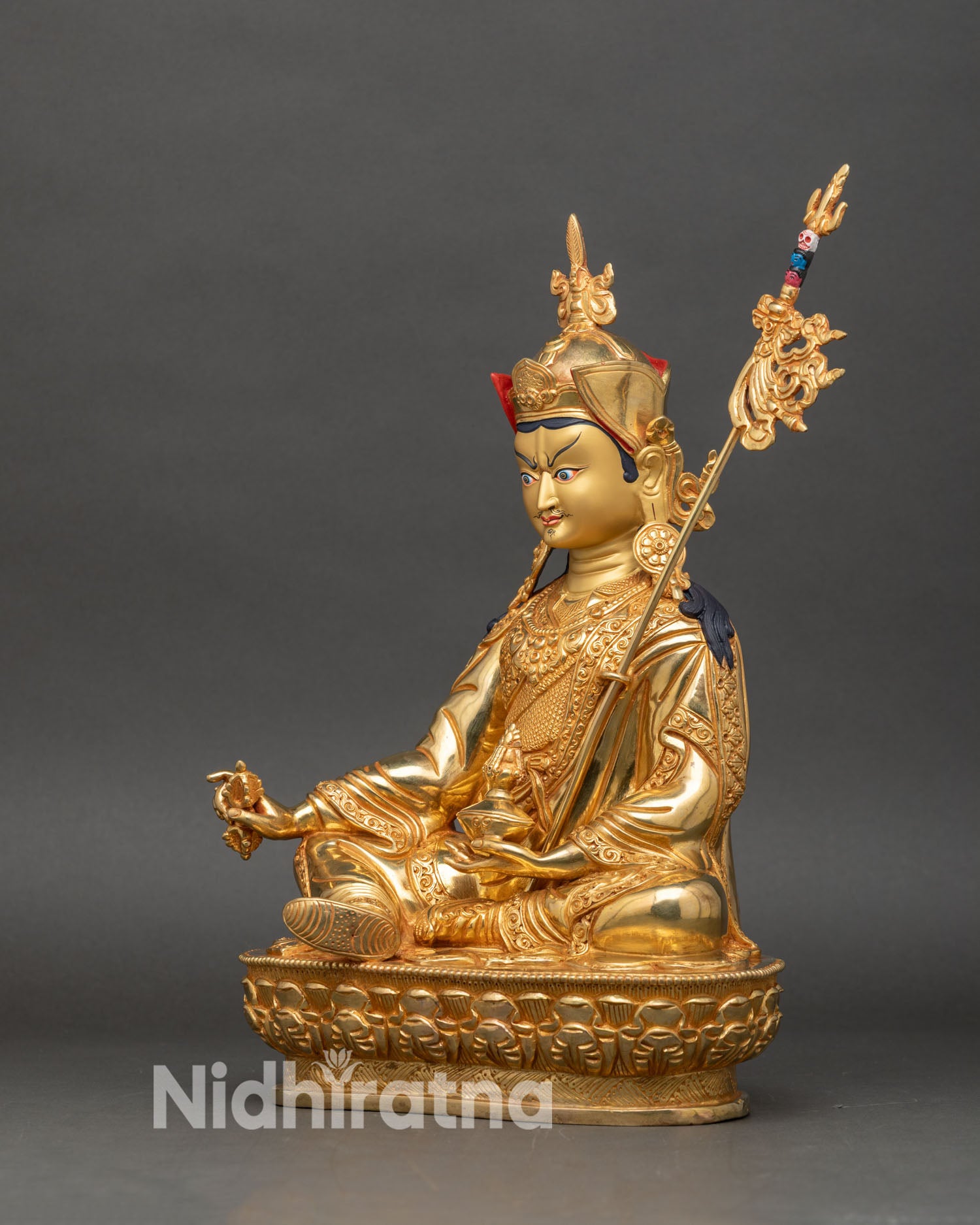 Guru Rinpoche Statue | Authentic Nepalese Artwork