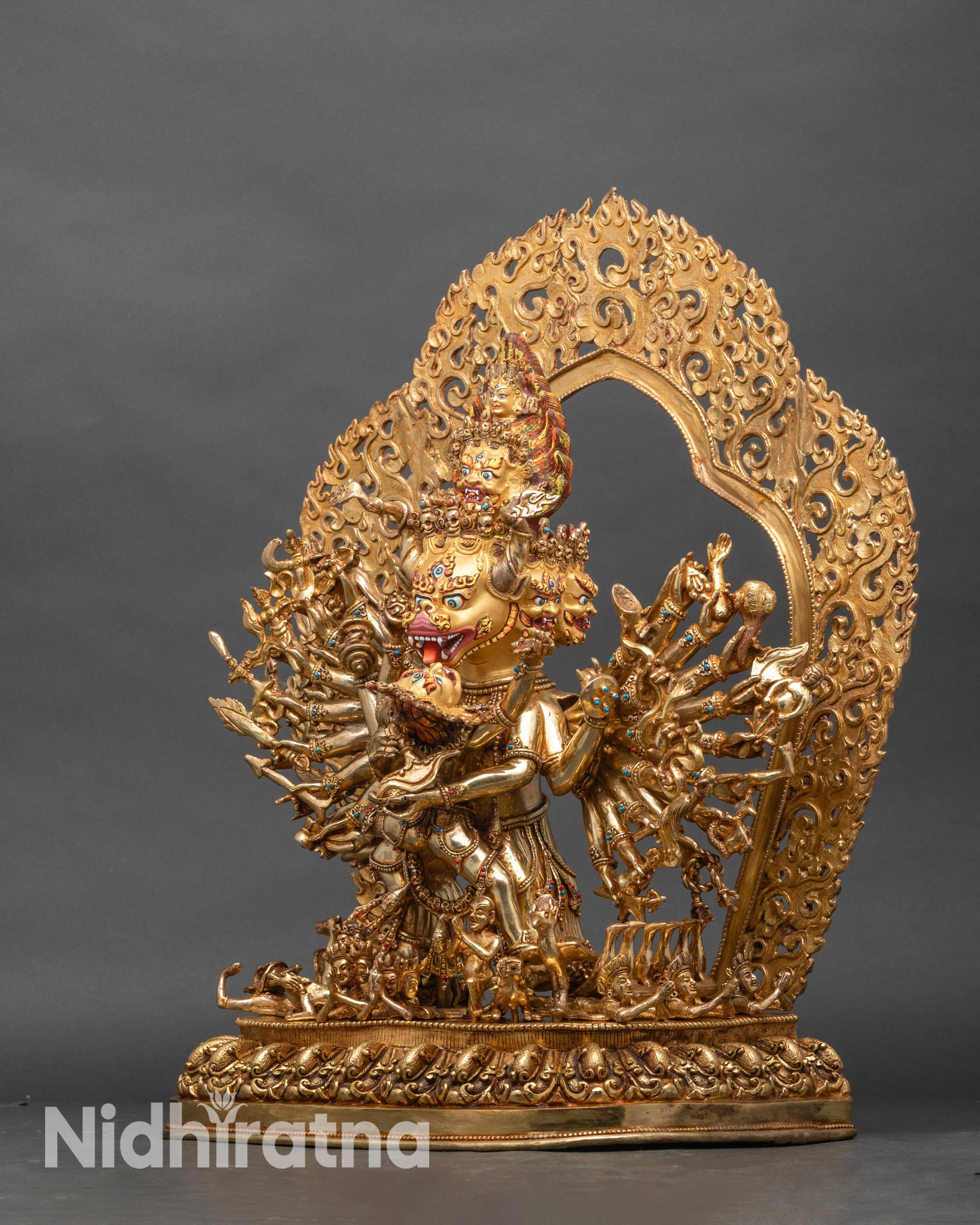 Yamantaka Tibetan Deity Statue – Wrathful Destroyer of Death
