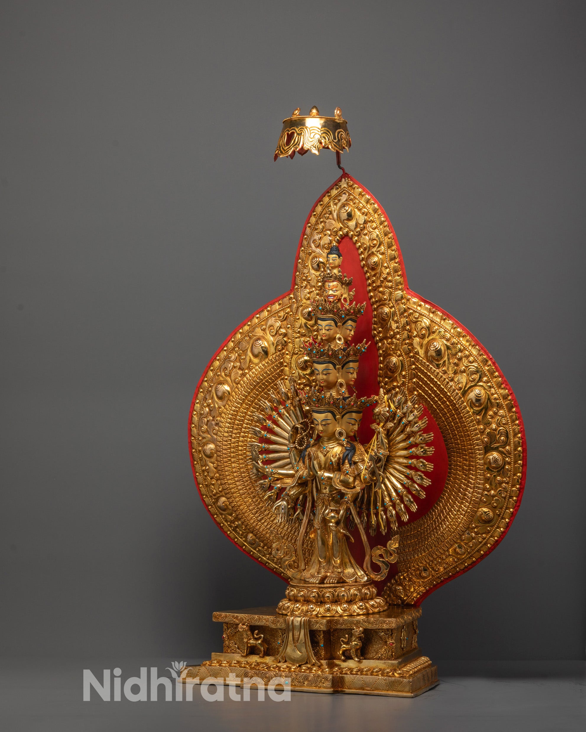 Large 1000-Armed Avalokiteshvara Sculpture | Chenrezig Statue