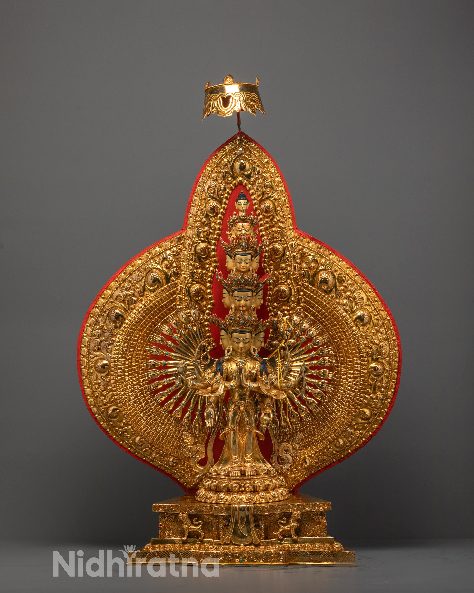 Large 1000-Armed Avalokiteshvara Sculpture | Chenrezig Statue