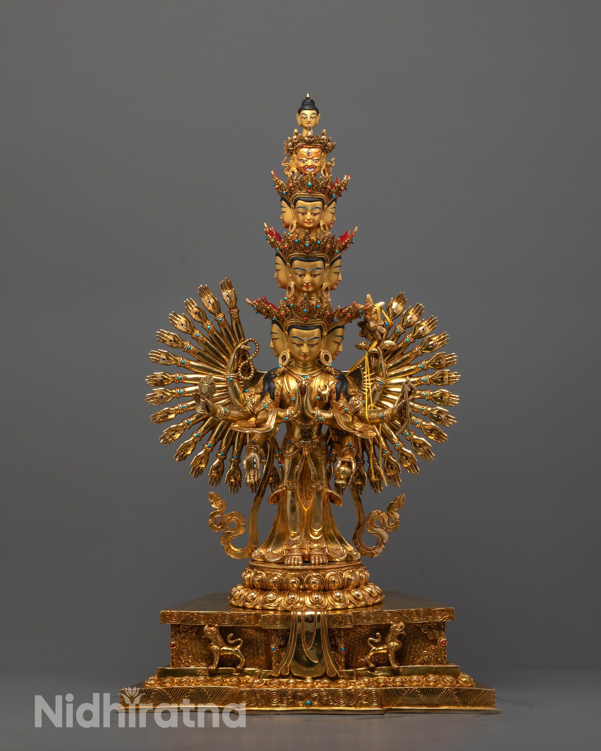 Large 1000-Armed Avalokiteshvara Sculpture | Chenrezig Statue