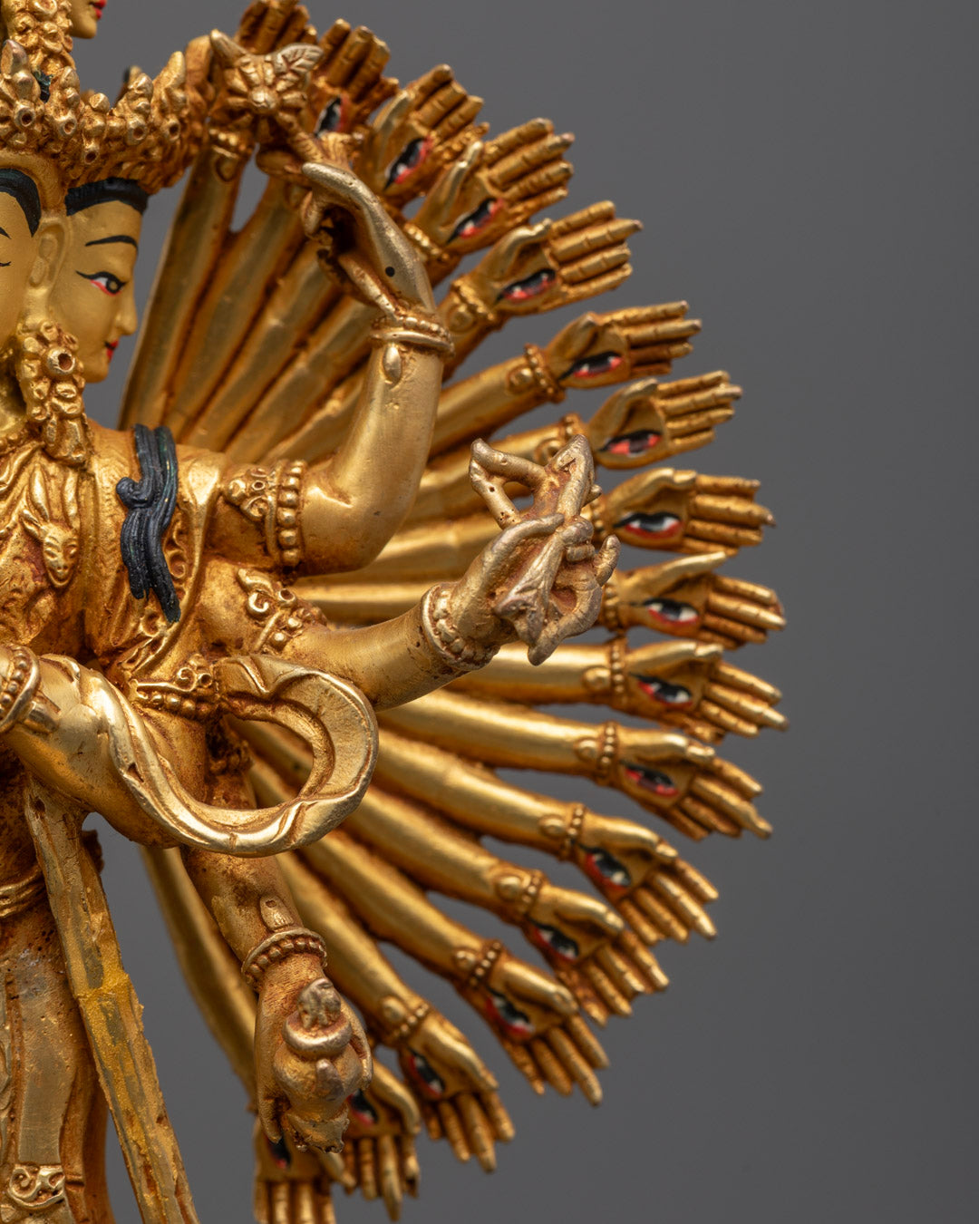1000-Armed Chenrezig Statue | Handcrafted in Nepal