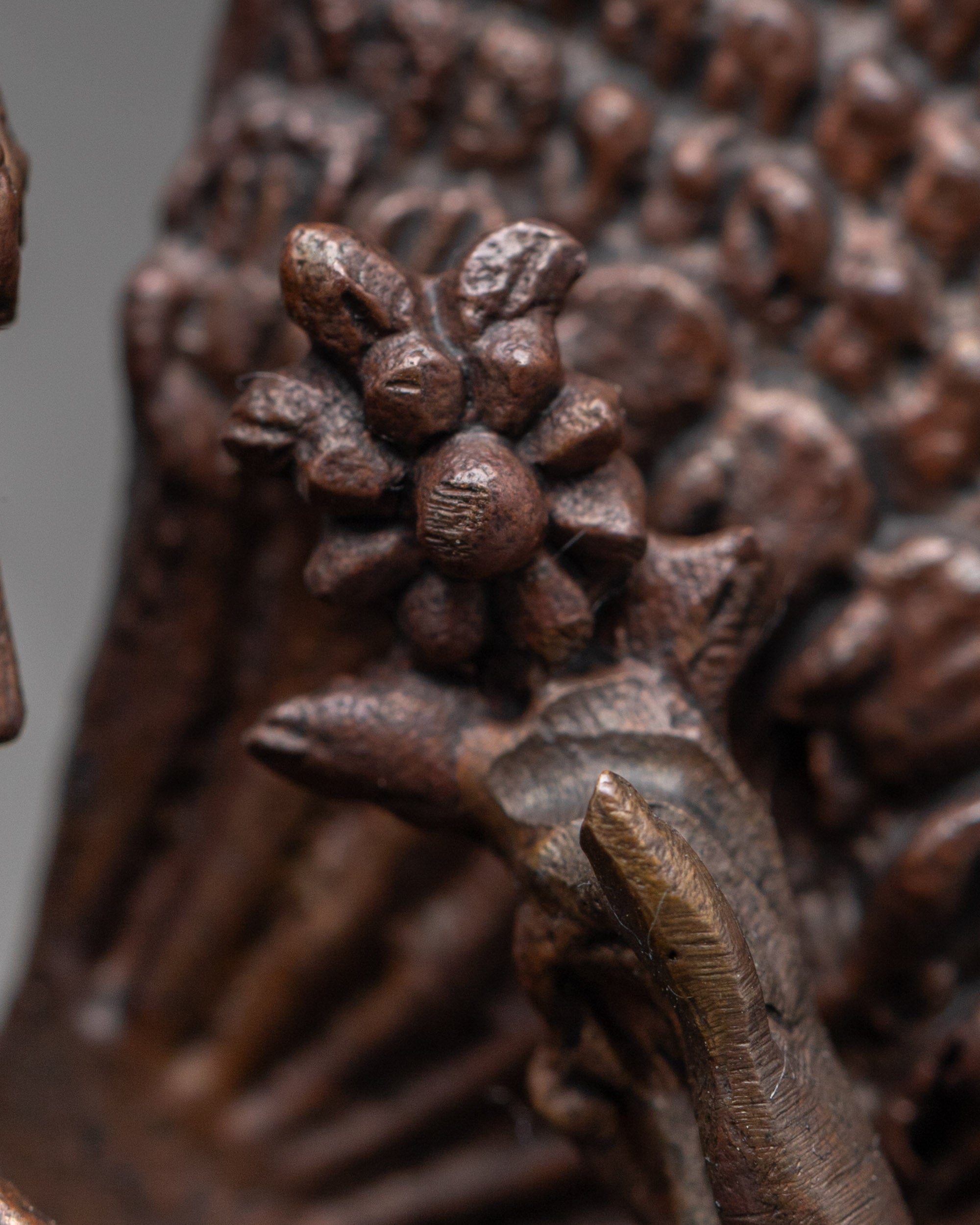 Oxidized 1000 Arm Chenrezig Statue | Spiritual Tibetan Buddhist Decor
