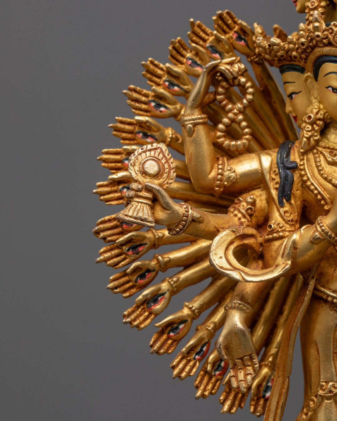 1000-Armed Chenrezig Statue | Handcrafted in Nepal