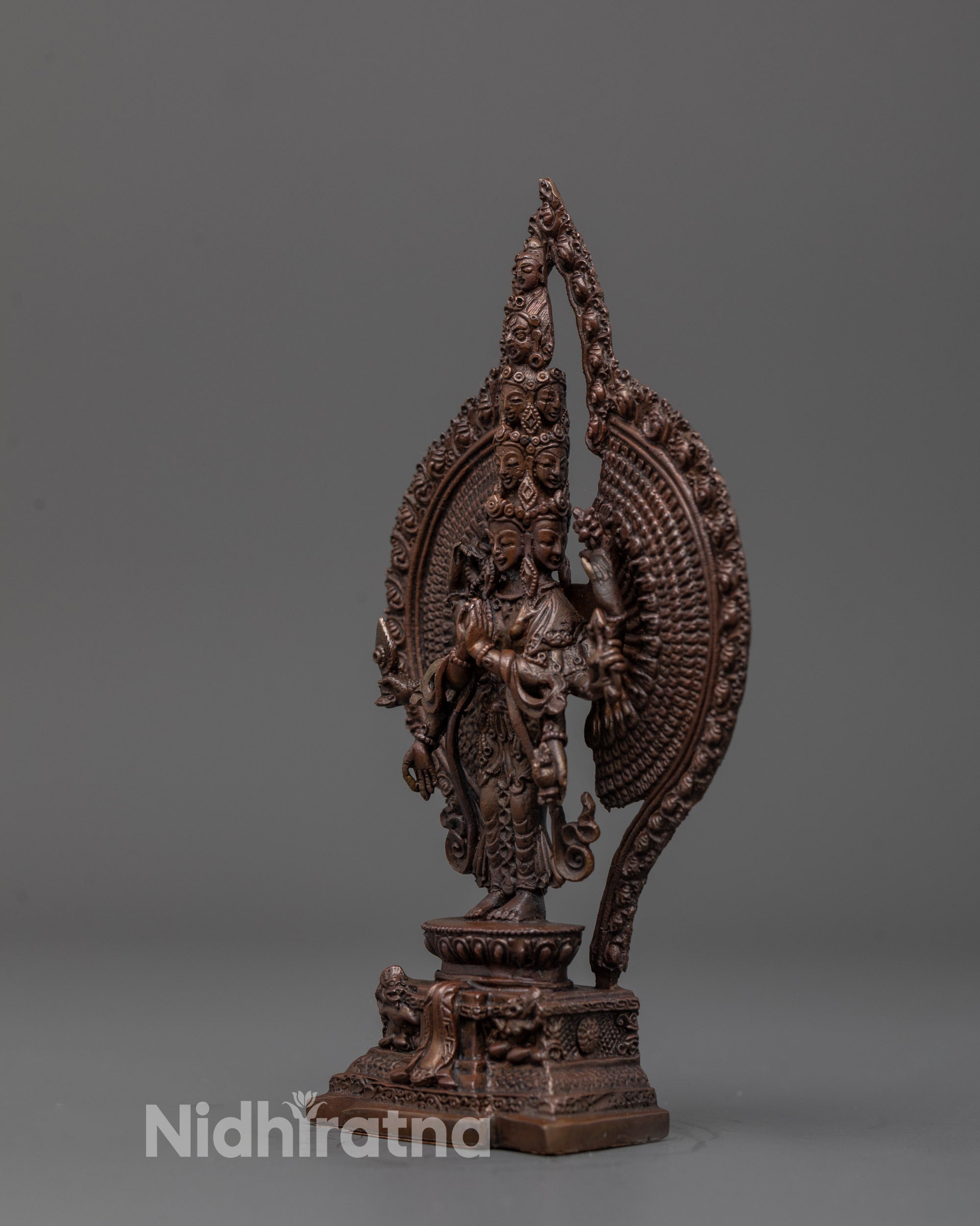 Oxidized 1000 Arm Chenrezig Statue | Spiritual Tibetan Buddhist Decor