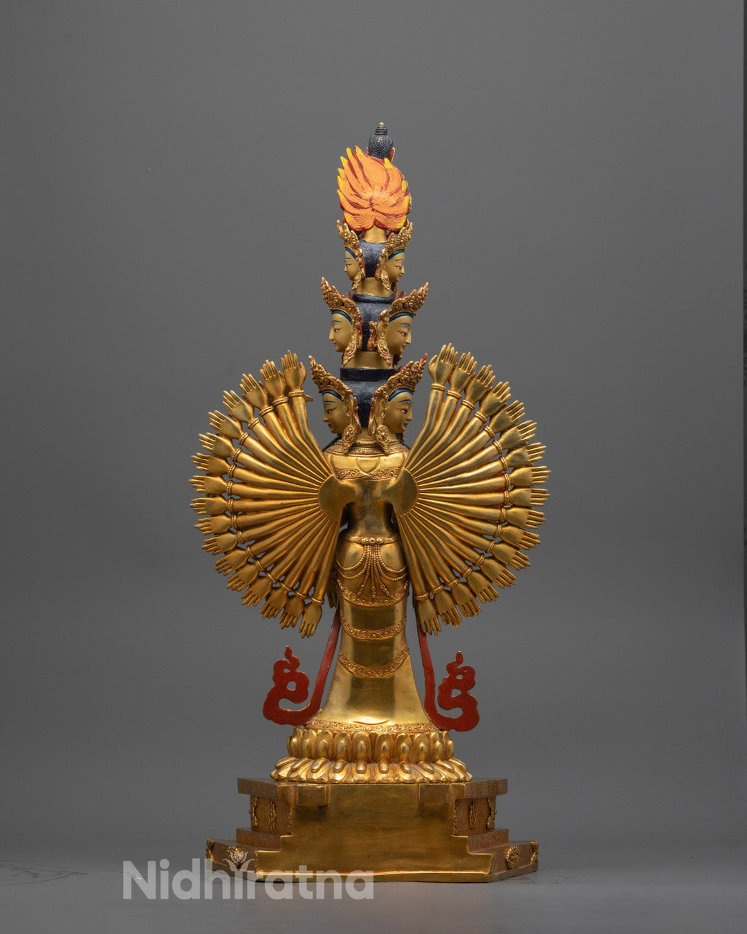 Beautiful 1000 Armed Chenrezig Statue for Sale