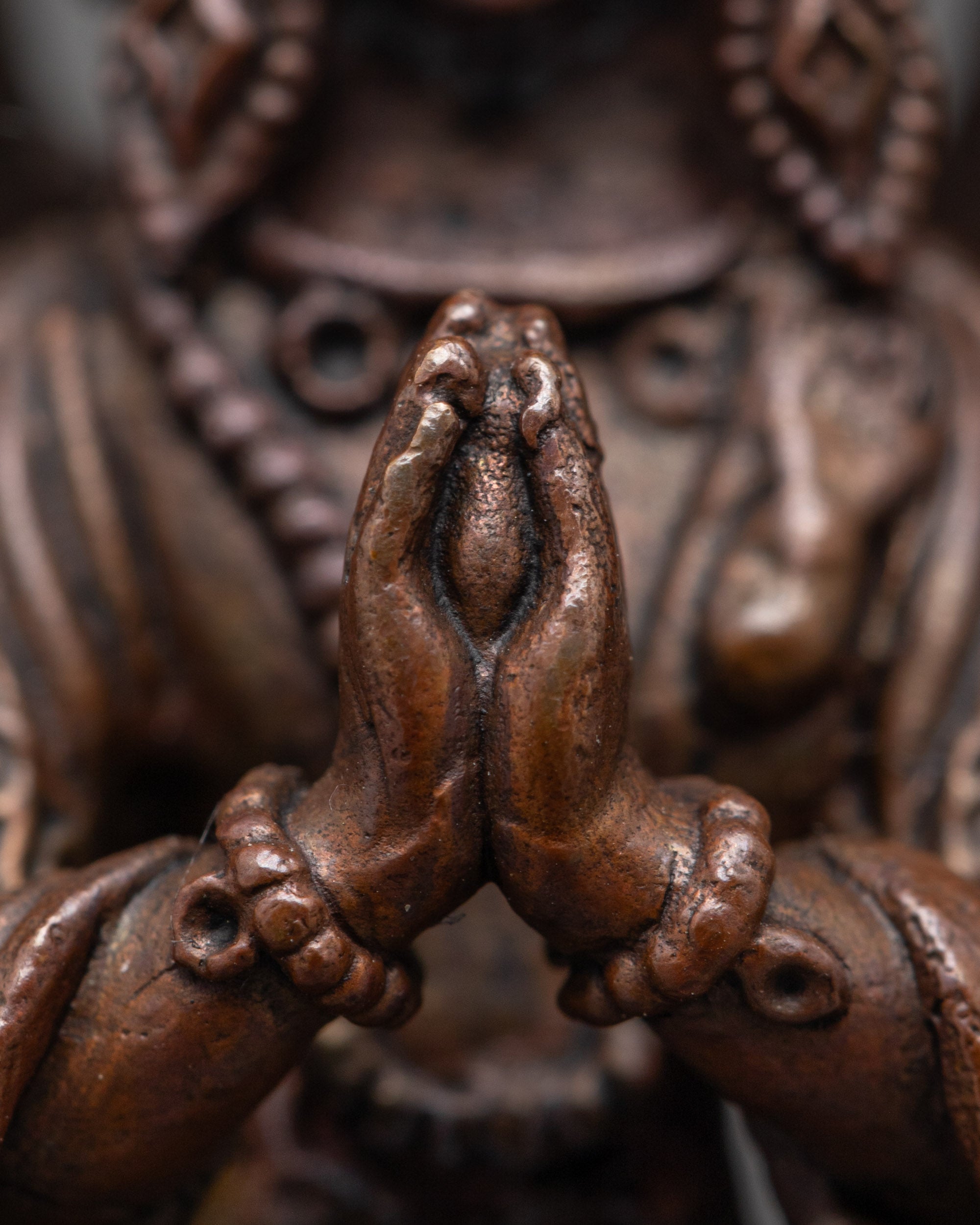 Oxidized 1000 Arm Chenrezig Statue | Spiritual Tibetan Buddhist Decor