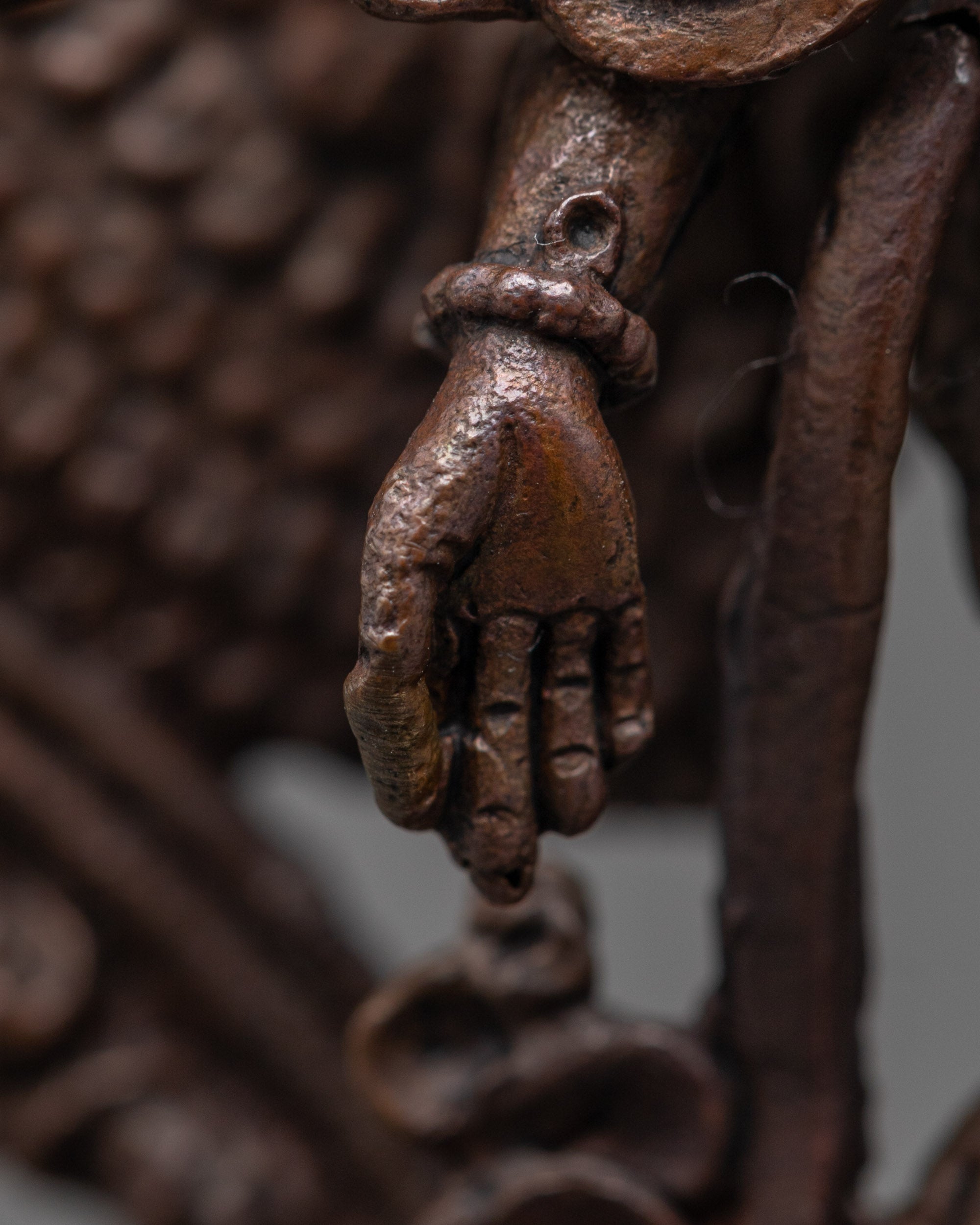 Oxidized 1000 Arm Chenrezig Statue | Spiritual Tibetan Buddhist Decor
