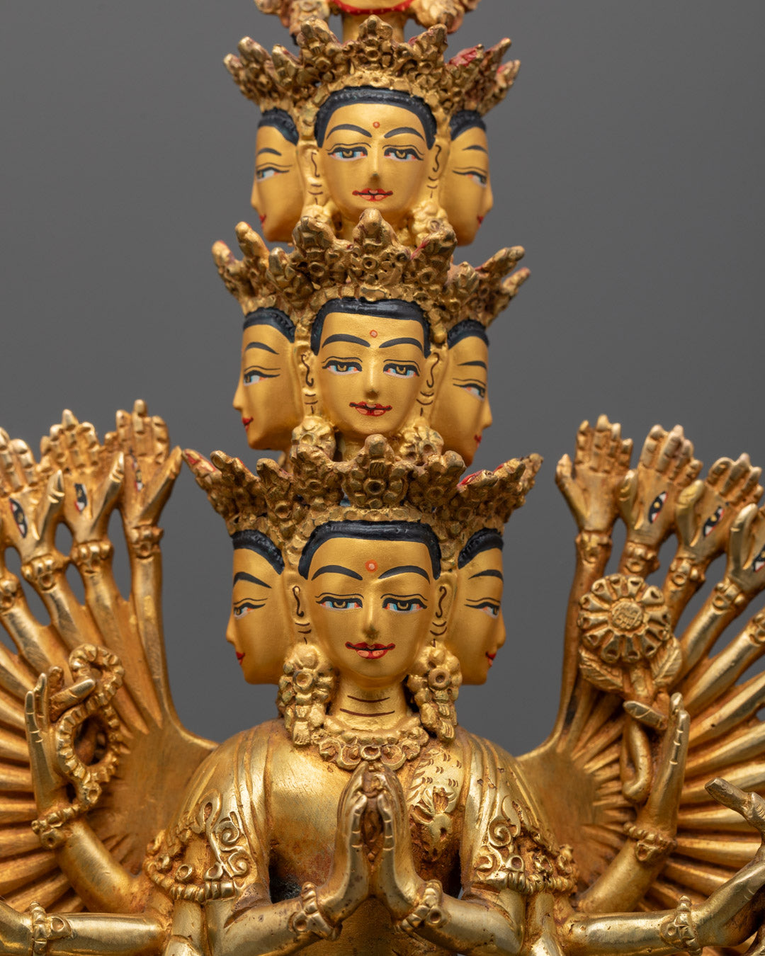 Handcrafted 1000 Armed Chenrezig Statue | Nepalese Buddhist Art