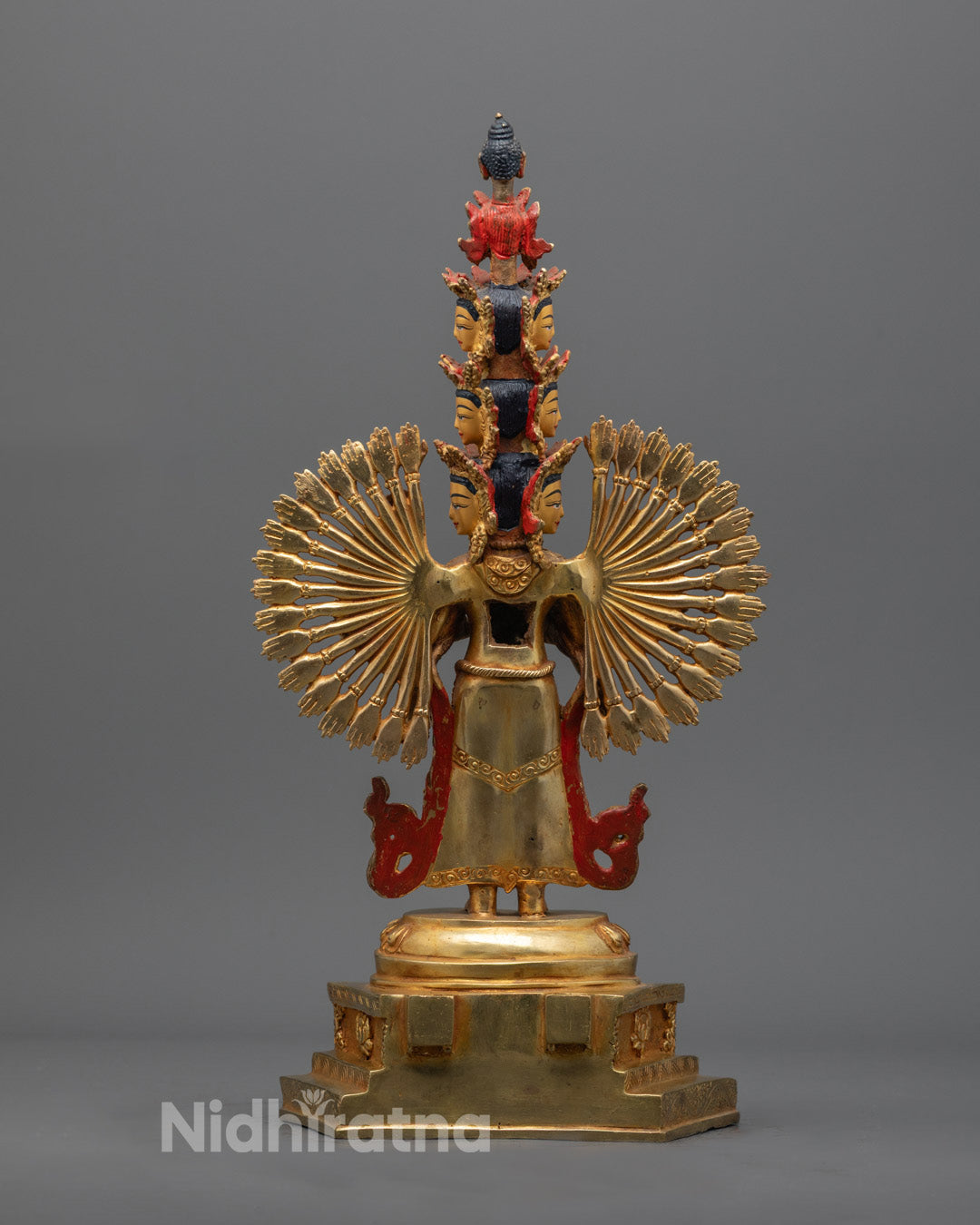 Handcrafted 1000 Armed Chenrezig Statue | Nepalese Buddhist Art