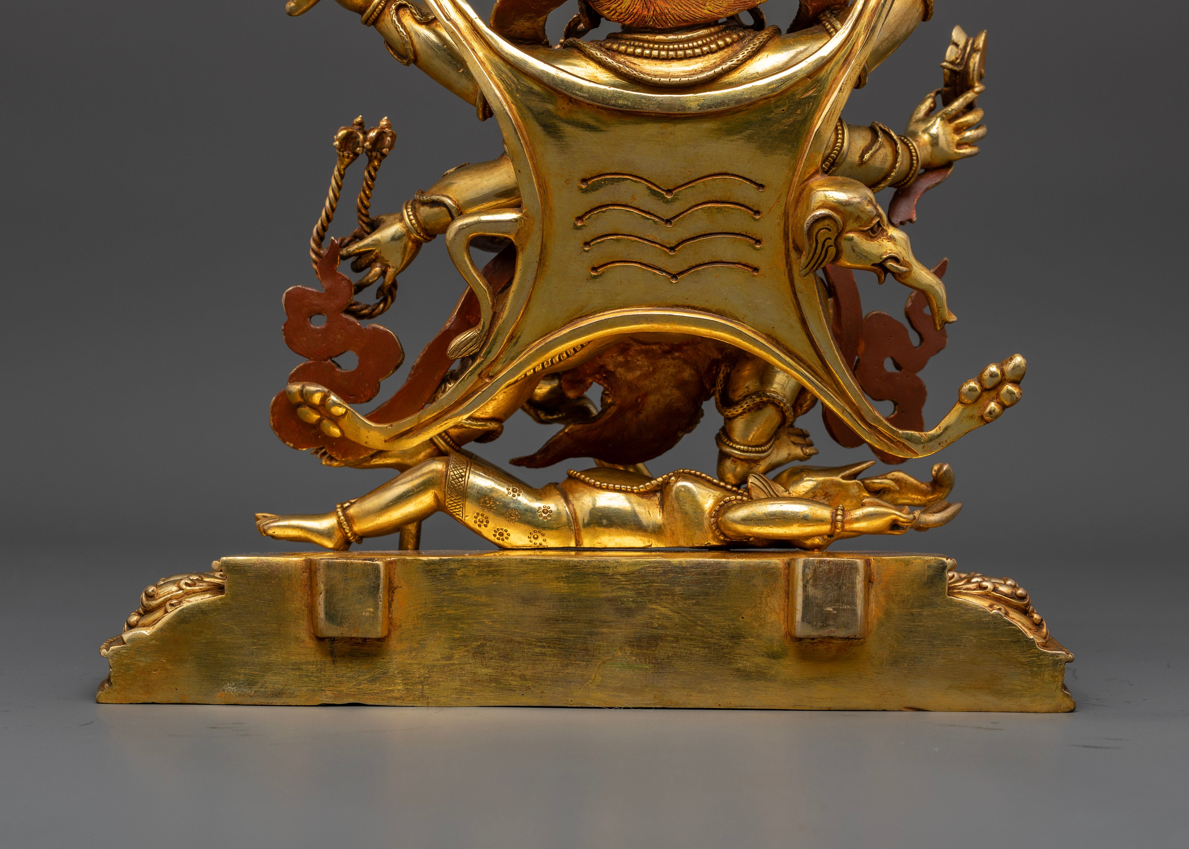 Six-Armed Mahakala Statue | Divine Protector for Wealth