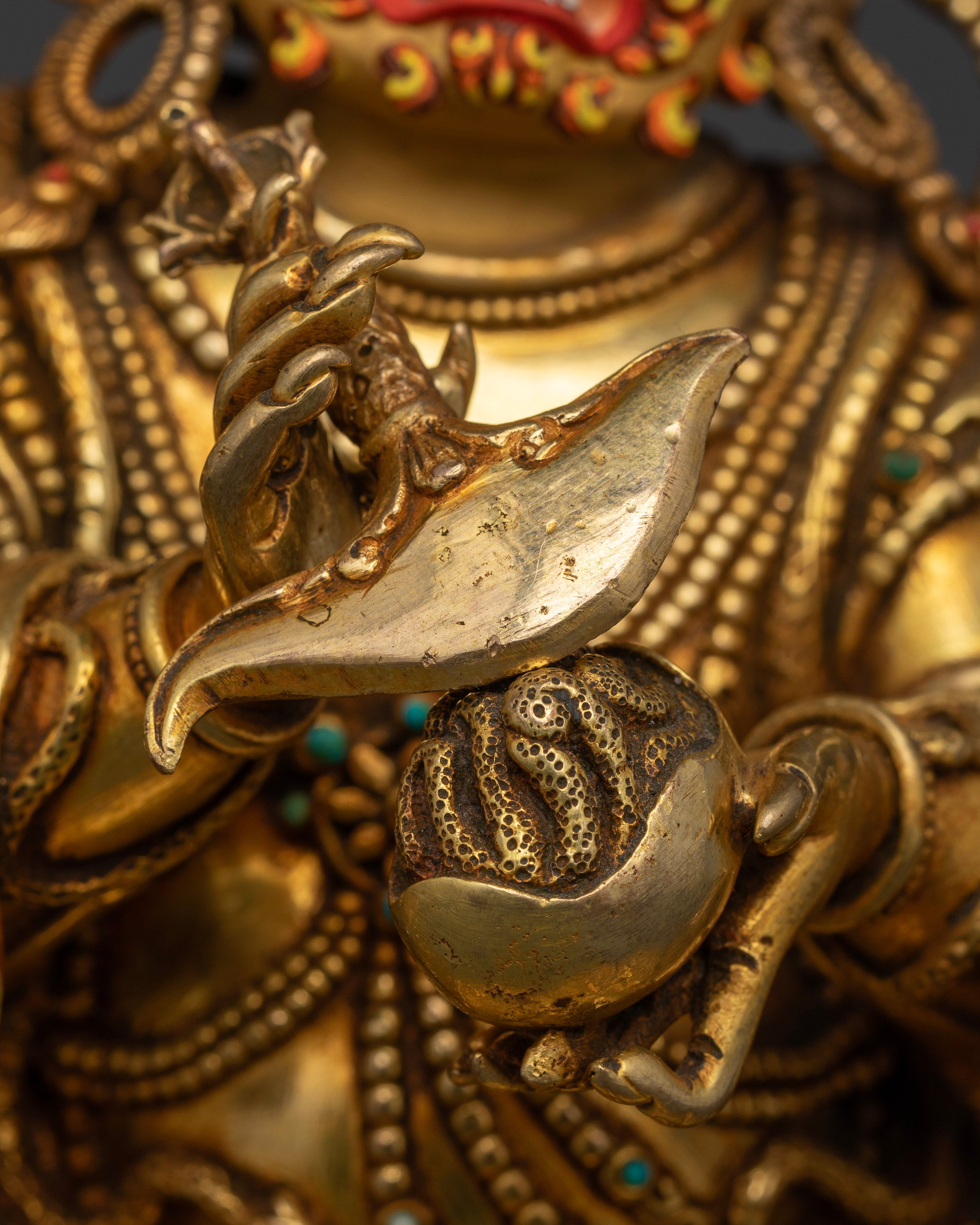 Six-Armed Mahakala Statue | Divine Protector for Wealth