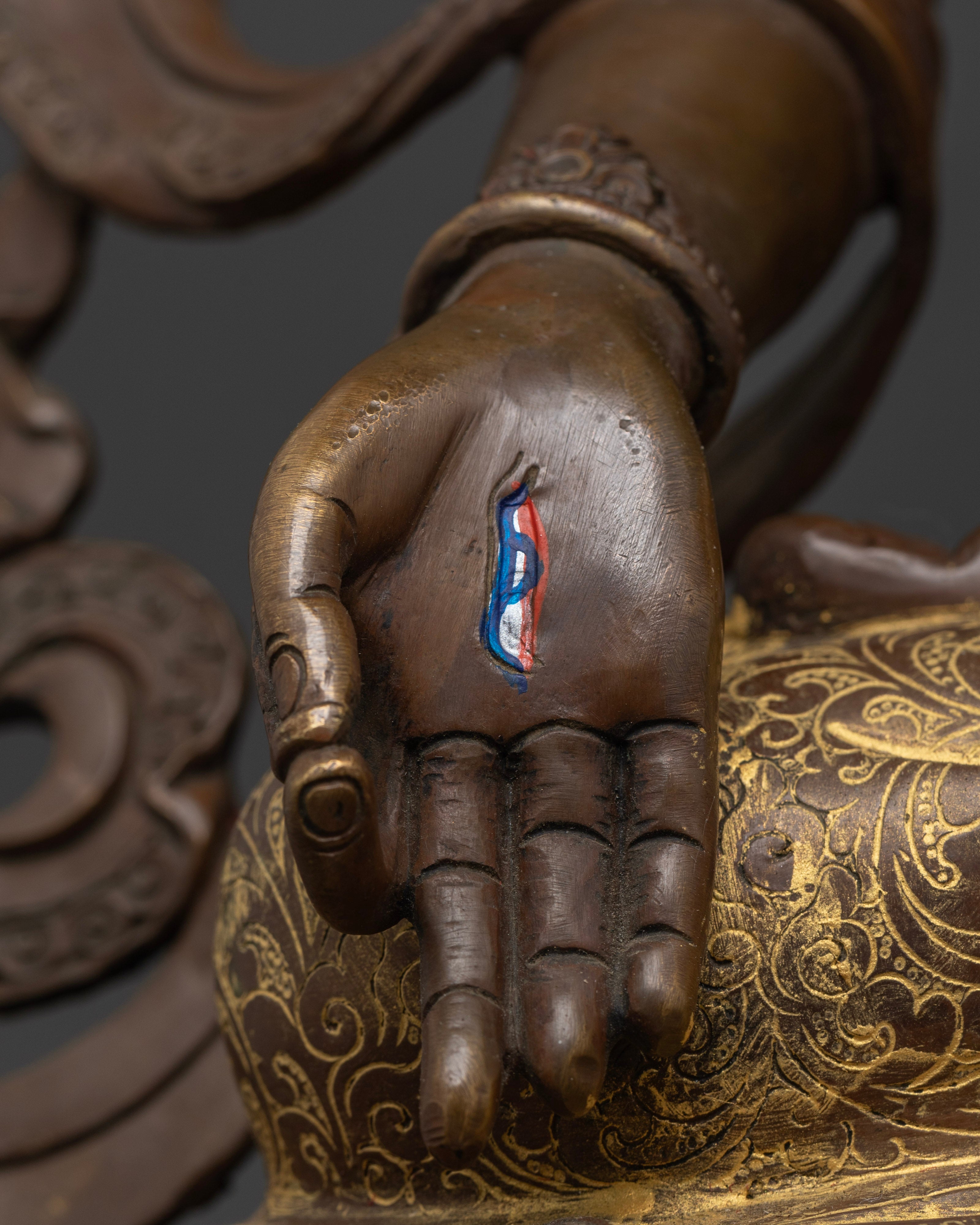 Antique Finish White Tara Statue for Spiritual Connection