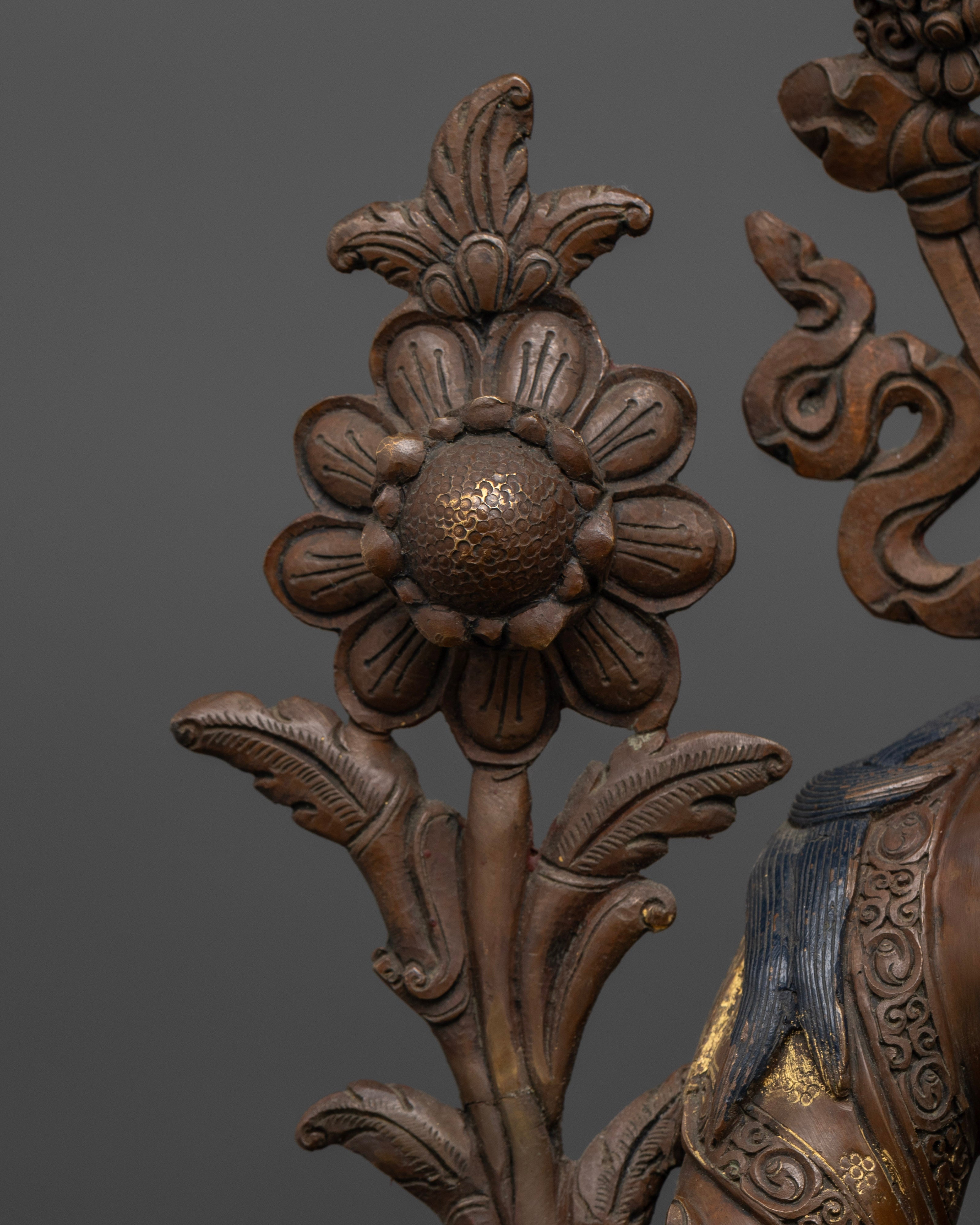 Antique Finish White Tara Statue for Spiritual Connection