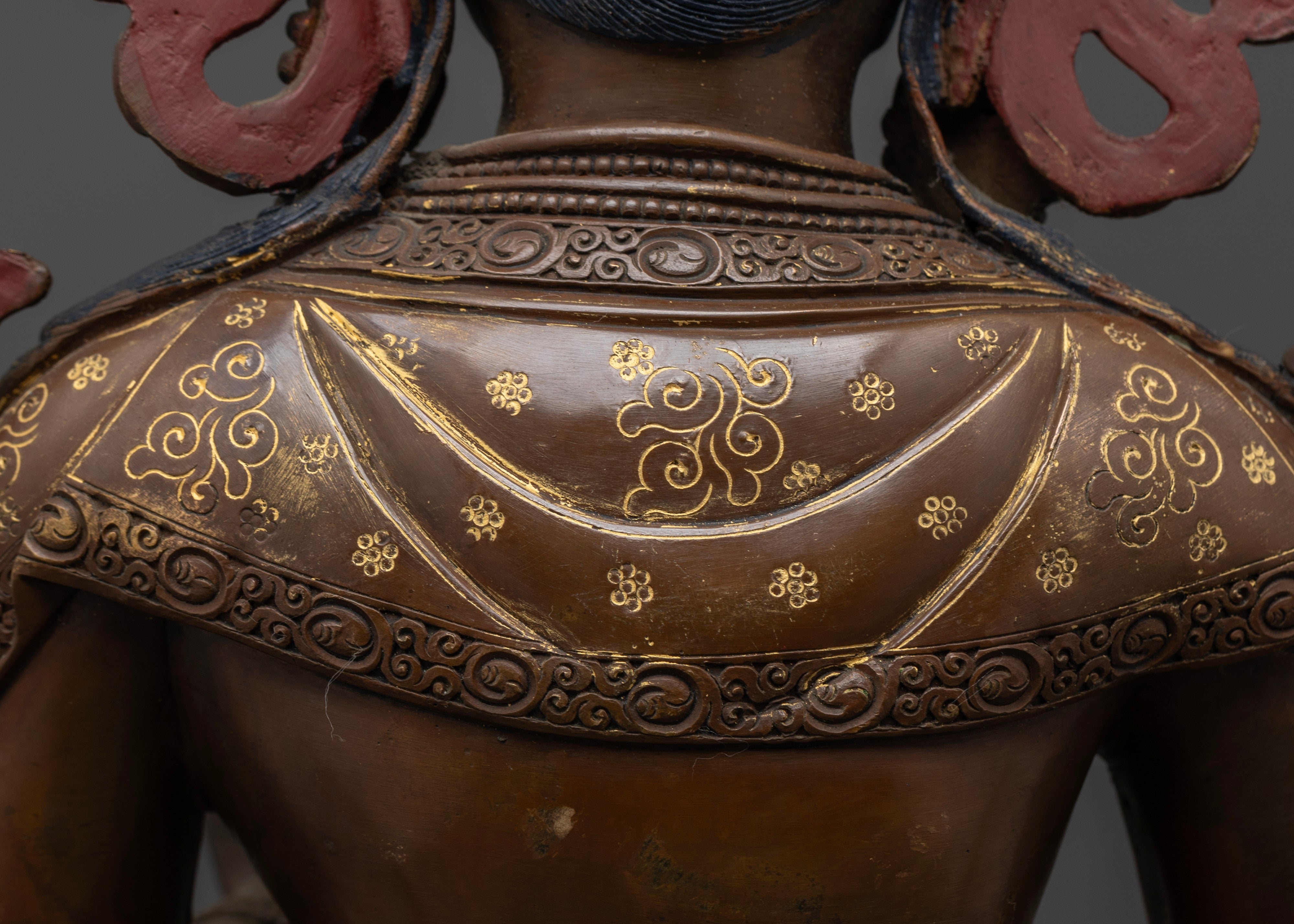 Antique Finish White Tara Statue for Spiritual Connection