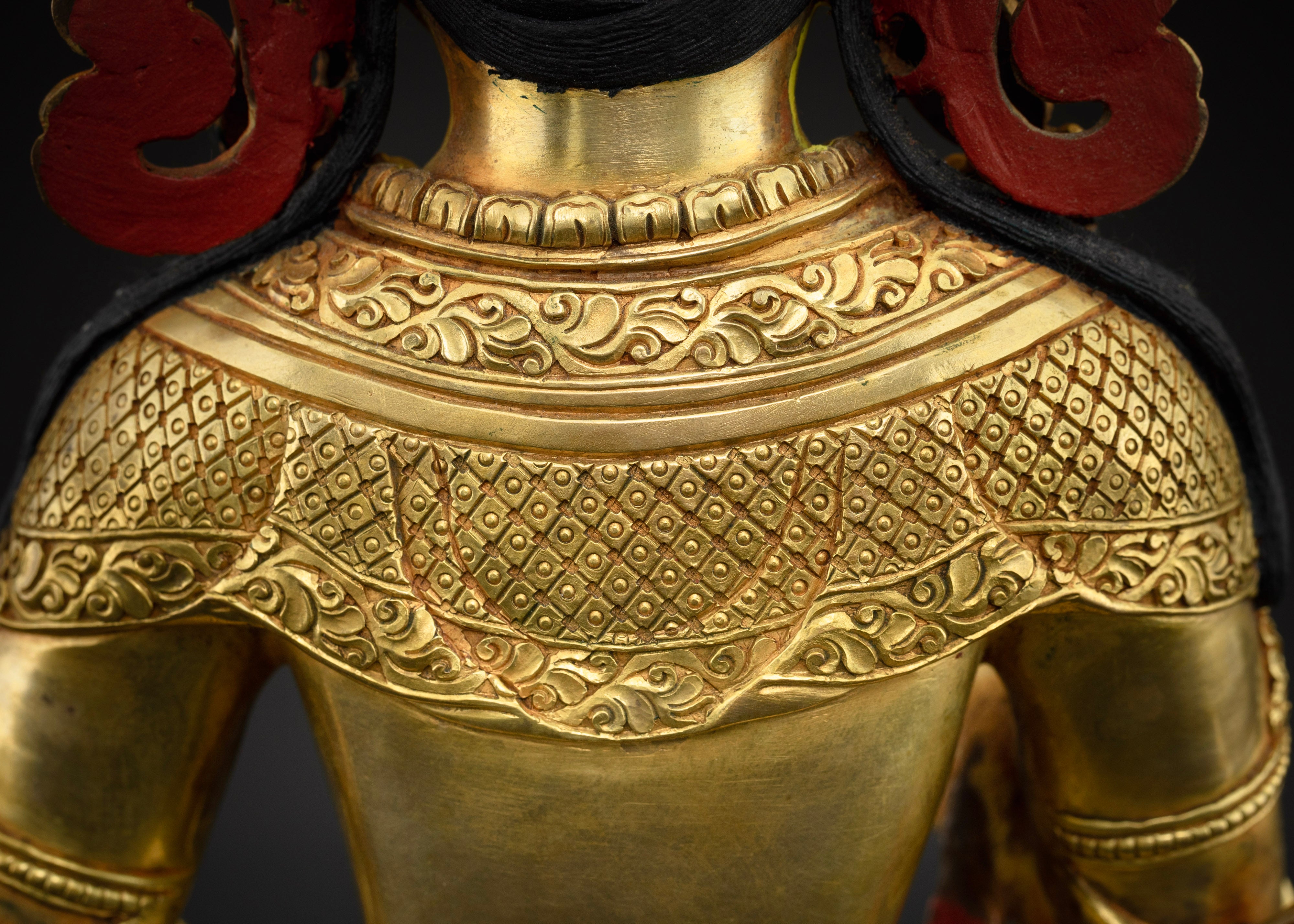 Masterpiece Vajrasattva Statue: A Radiant Icon of Vajrayana