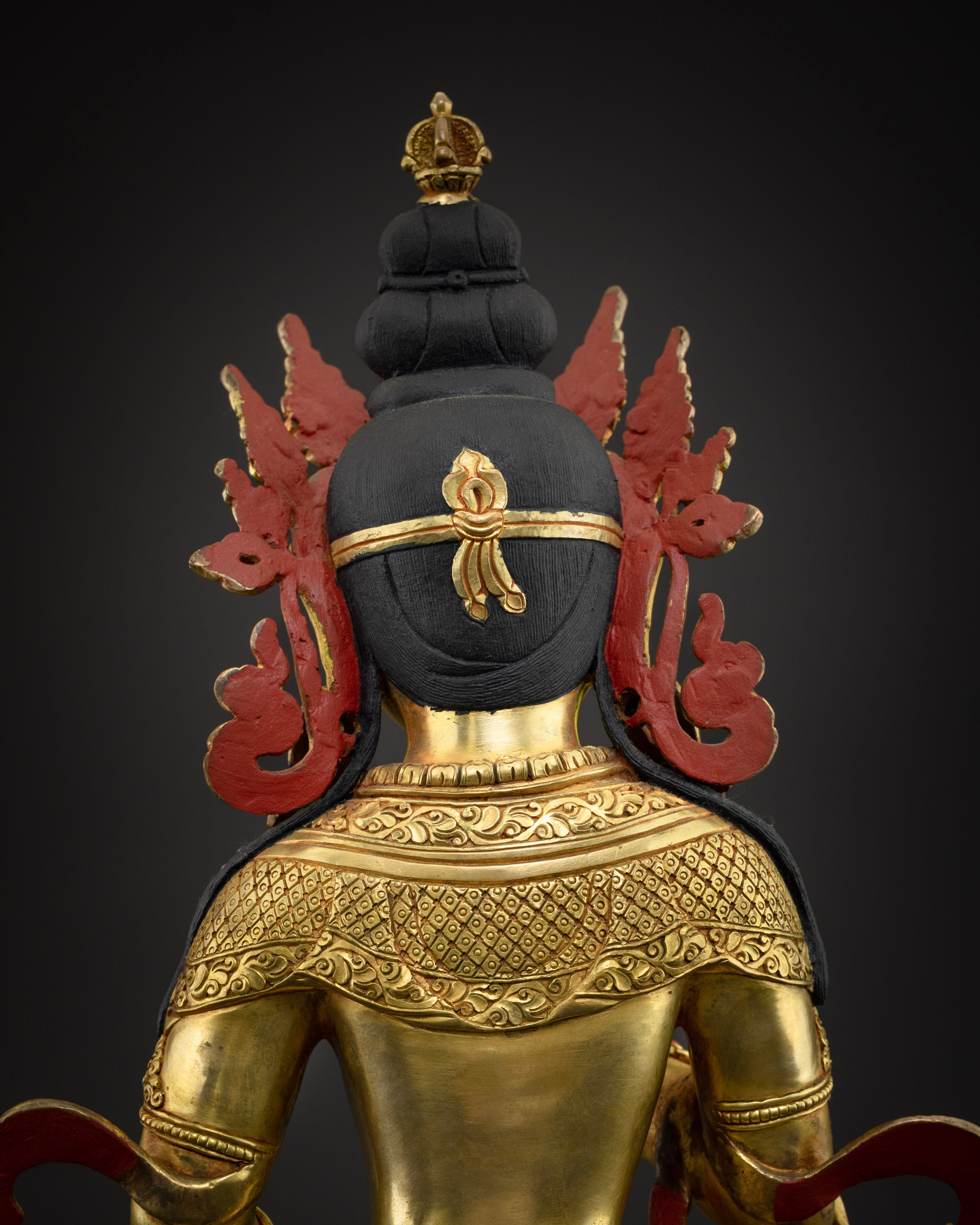 Masterpiece Vajrasattva Statue: A Radiant Icon of Vajrayana