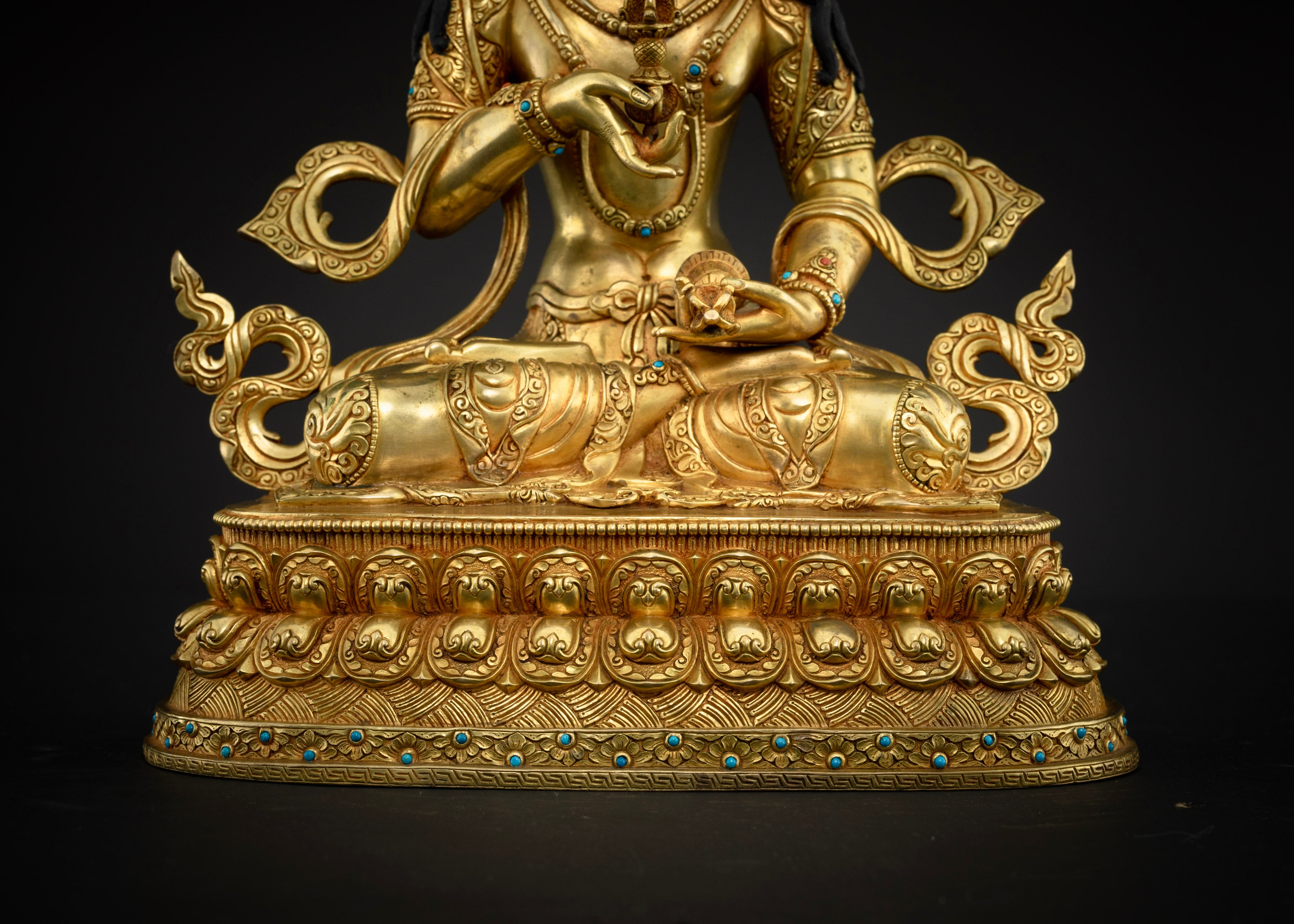 Masterpiece Vajrasattva Statue: A Radiant Icon of Vajrayana
