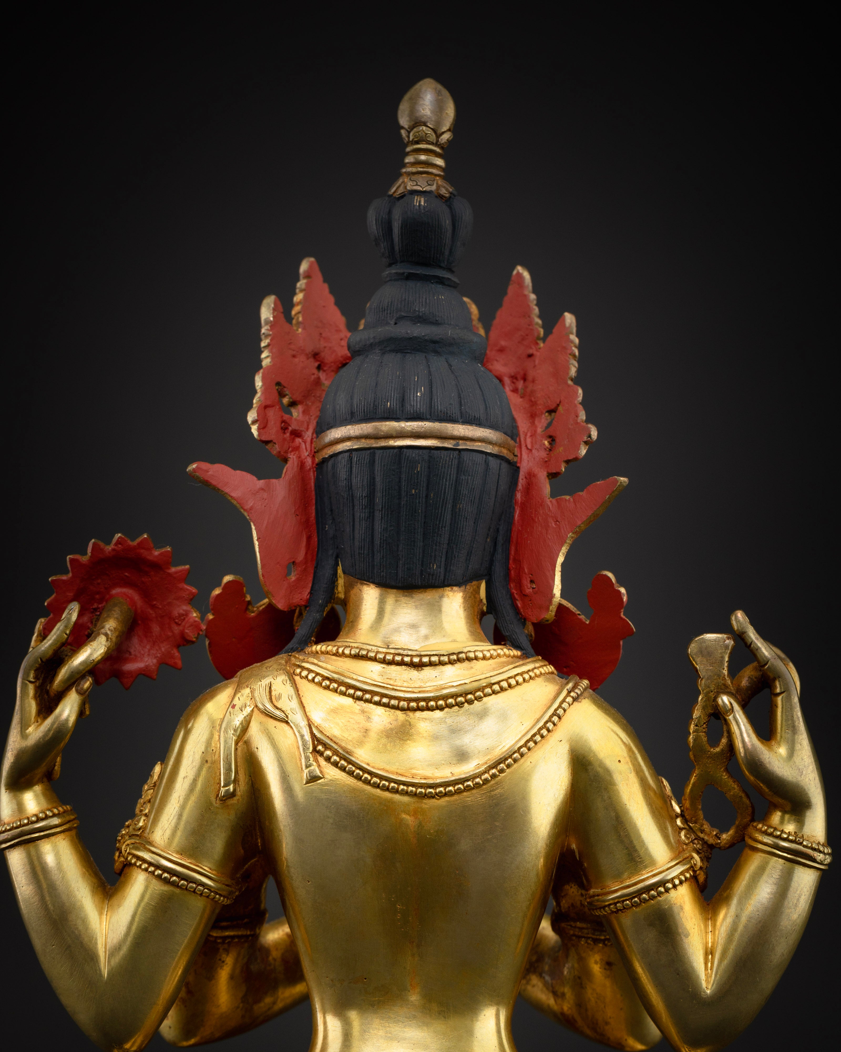 Tibetan Chenrezig Statue: Emblem of Compassion