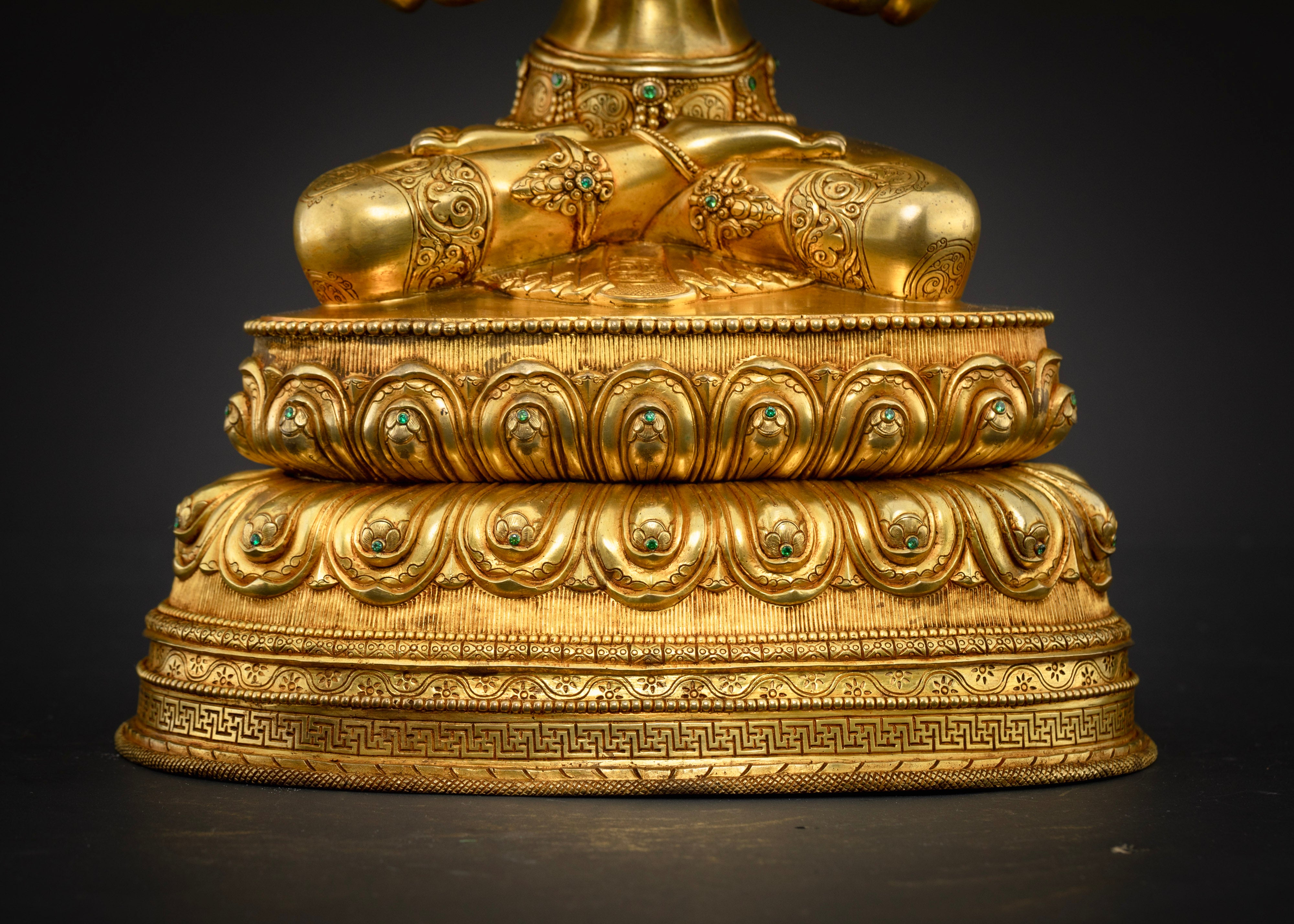 Tibetan Chenrezig Statue: Emblem of Compassion