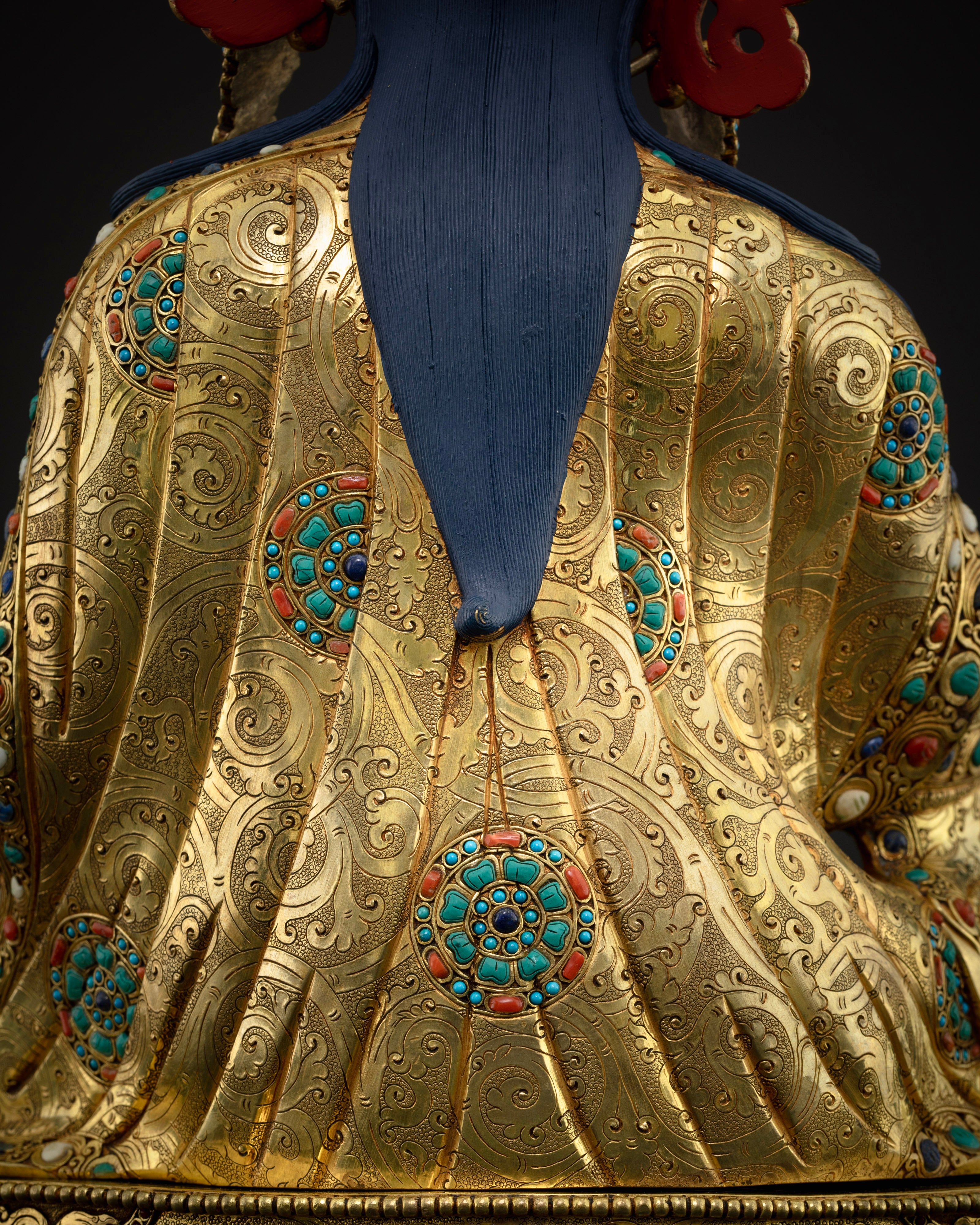 Exclusive Rare Guru Rinpoche Statue: Tibetan Buddhist Treasure