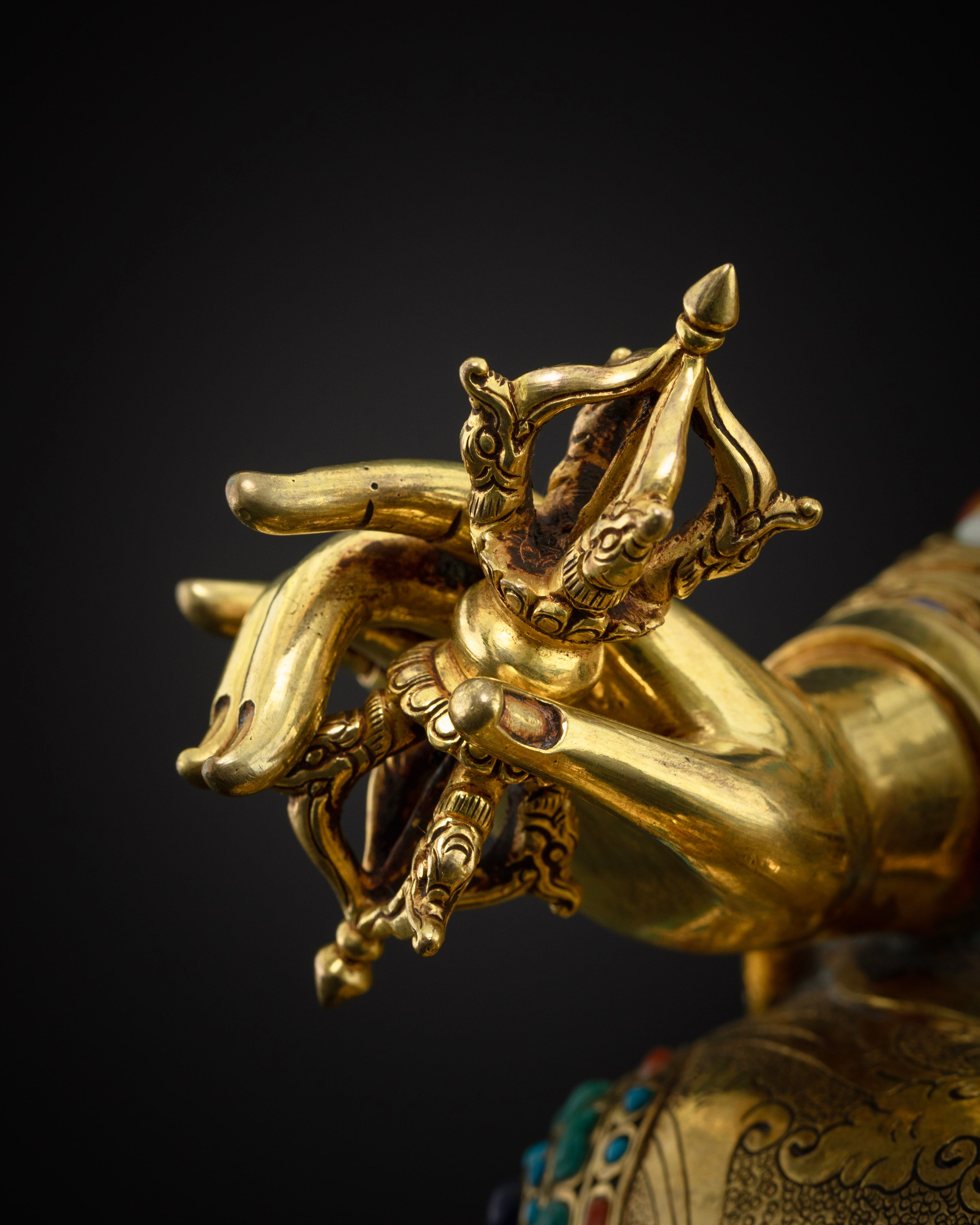 Exclusive Rare Guru Rinpoche Statue: Tibetan Buddhist Treasure