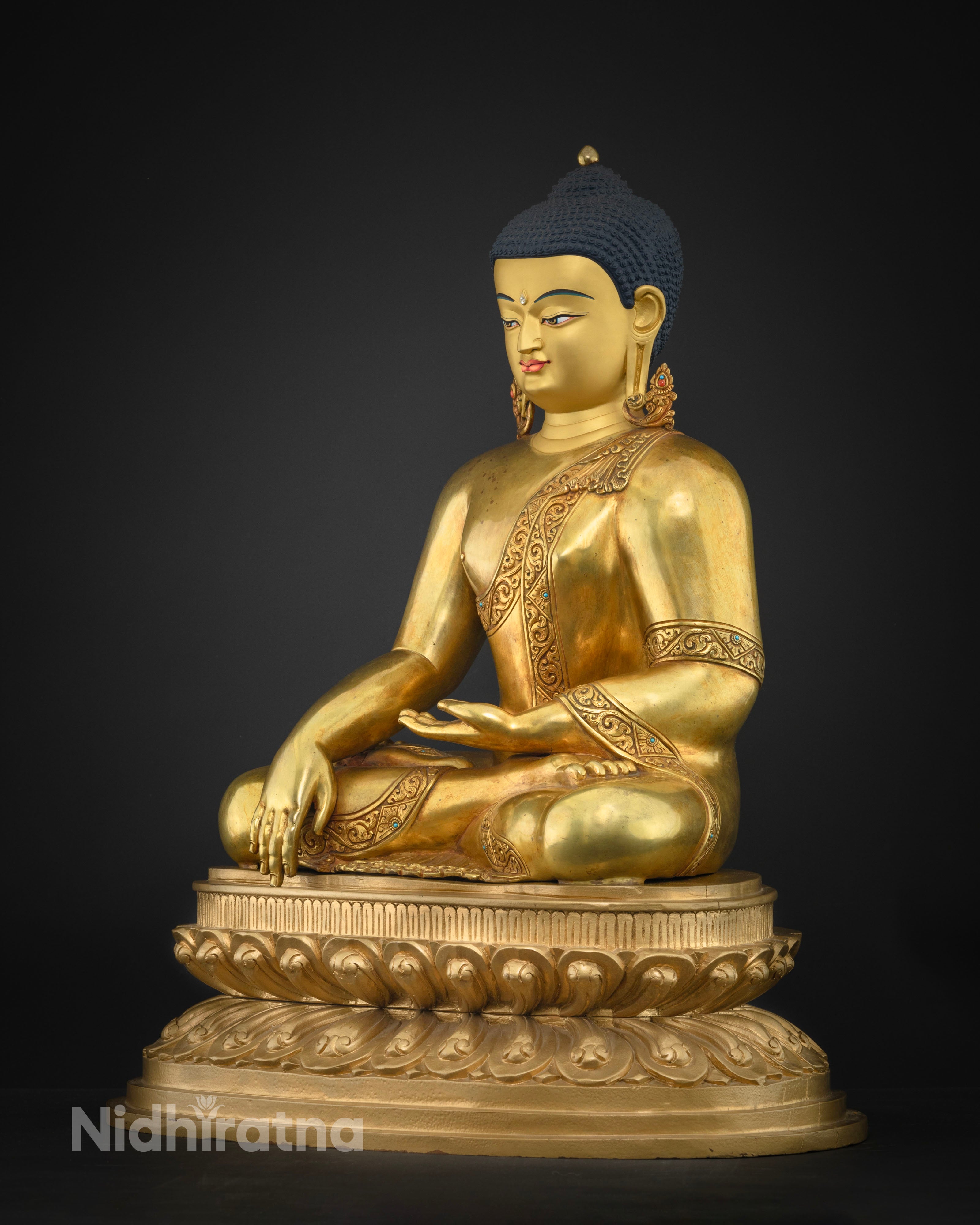 Tibetan Shakyamuni Buddha Statue for Sale