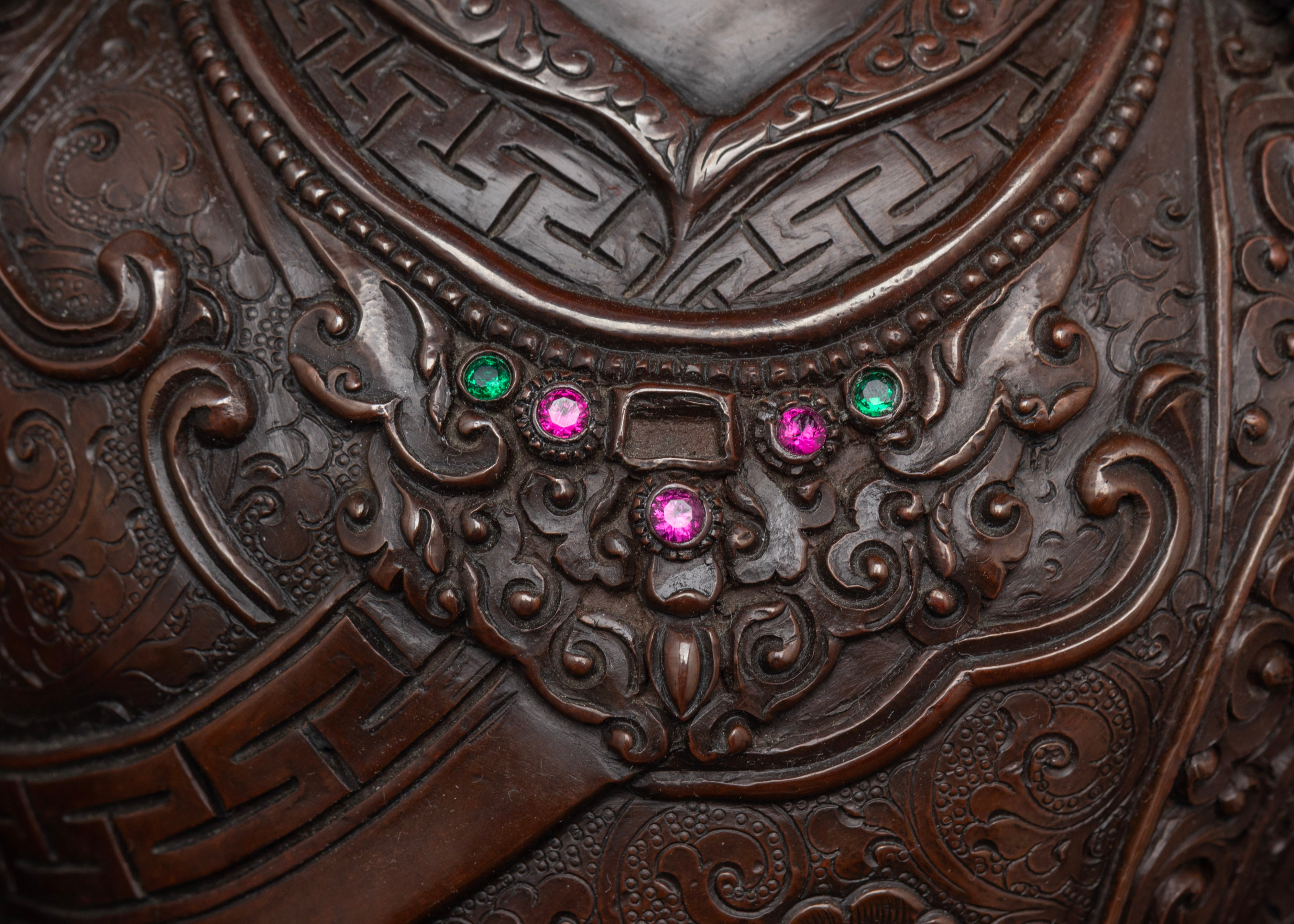 Oxidized Guru Rinpoche Statue | Illuminate Your Path to Enlightenment