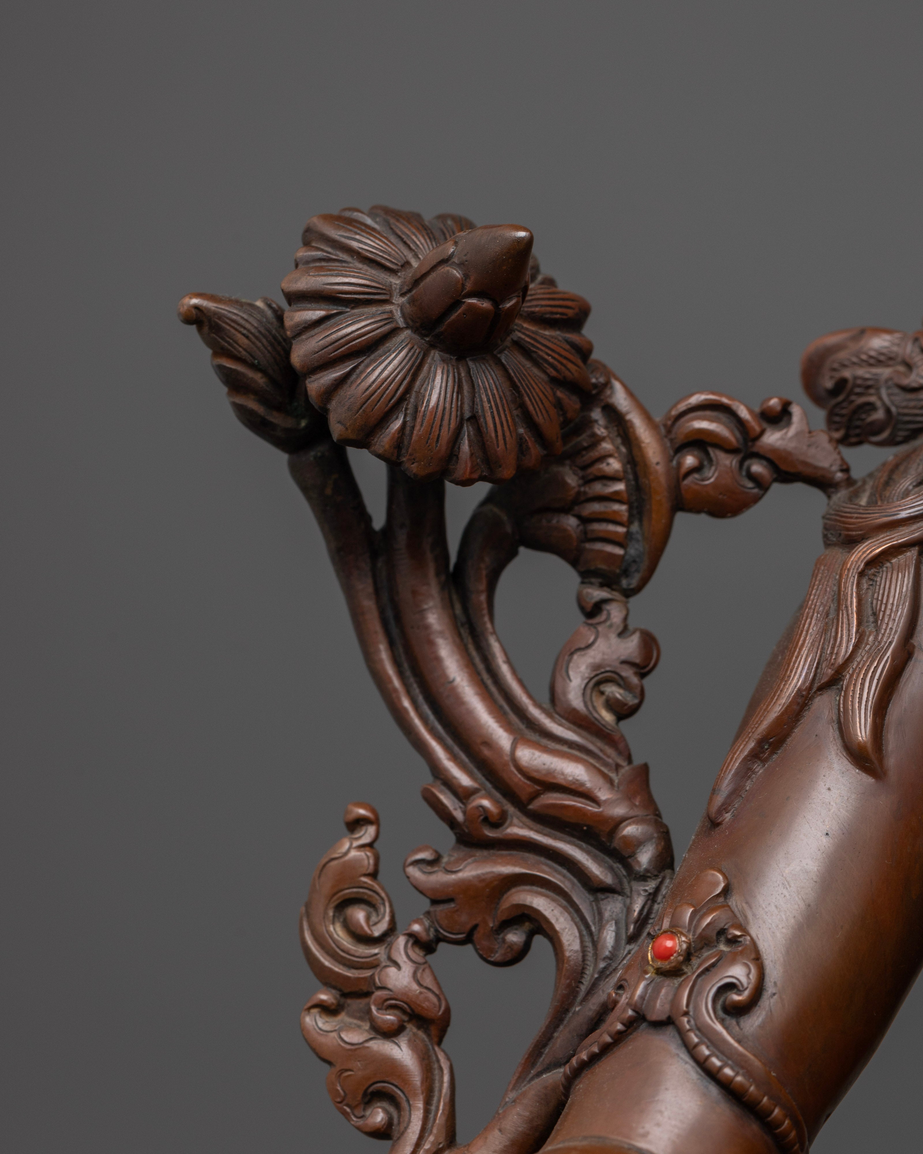 Oxidized Green Tara Statue for Sale | Powerful Symbol of Protection