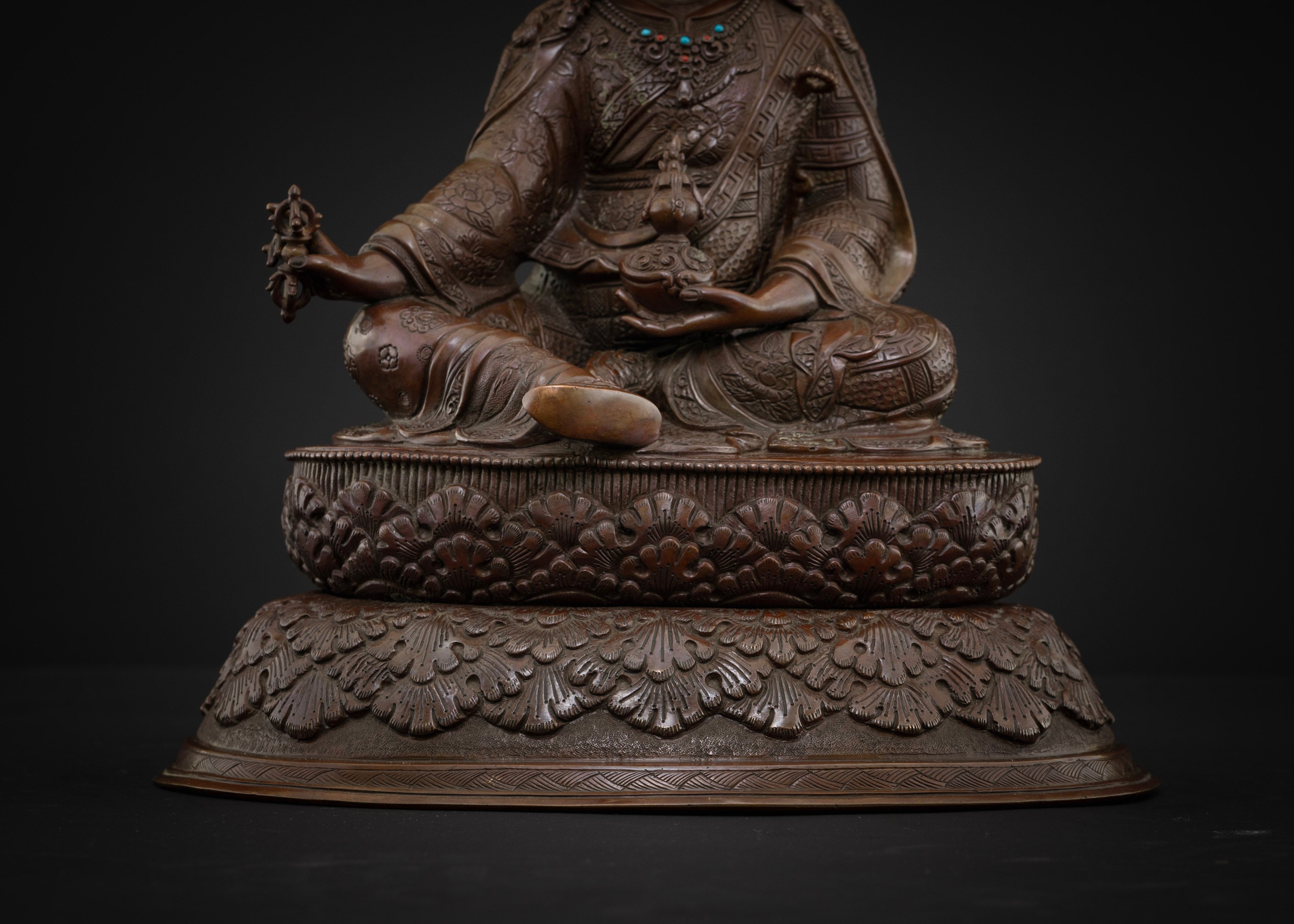 Maha Padmasambhava Sculpture | Oxidize Statue