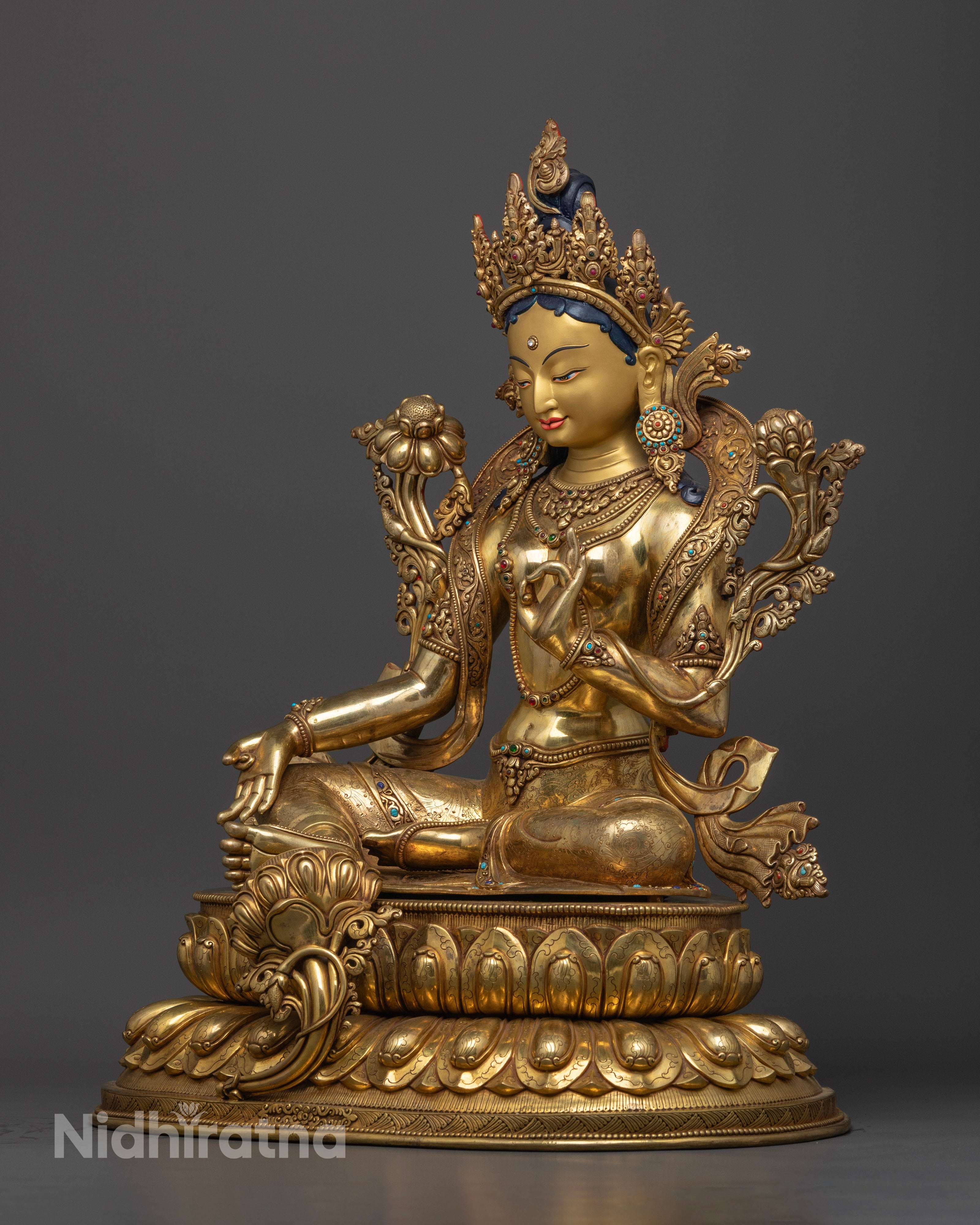 Shop 20.66-Inch Green Tara Deity Statue