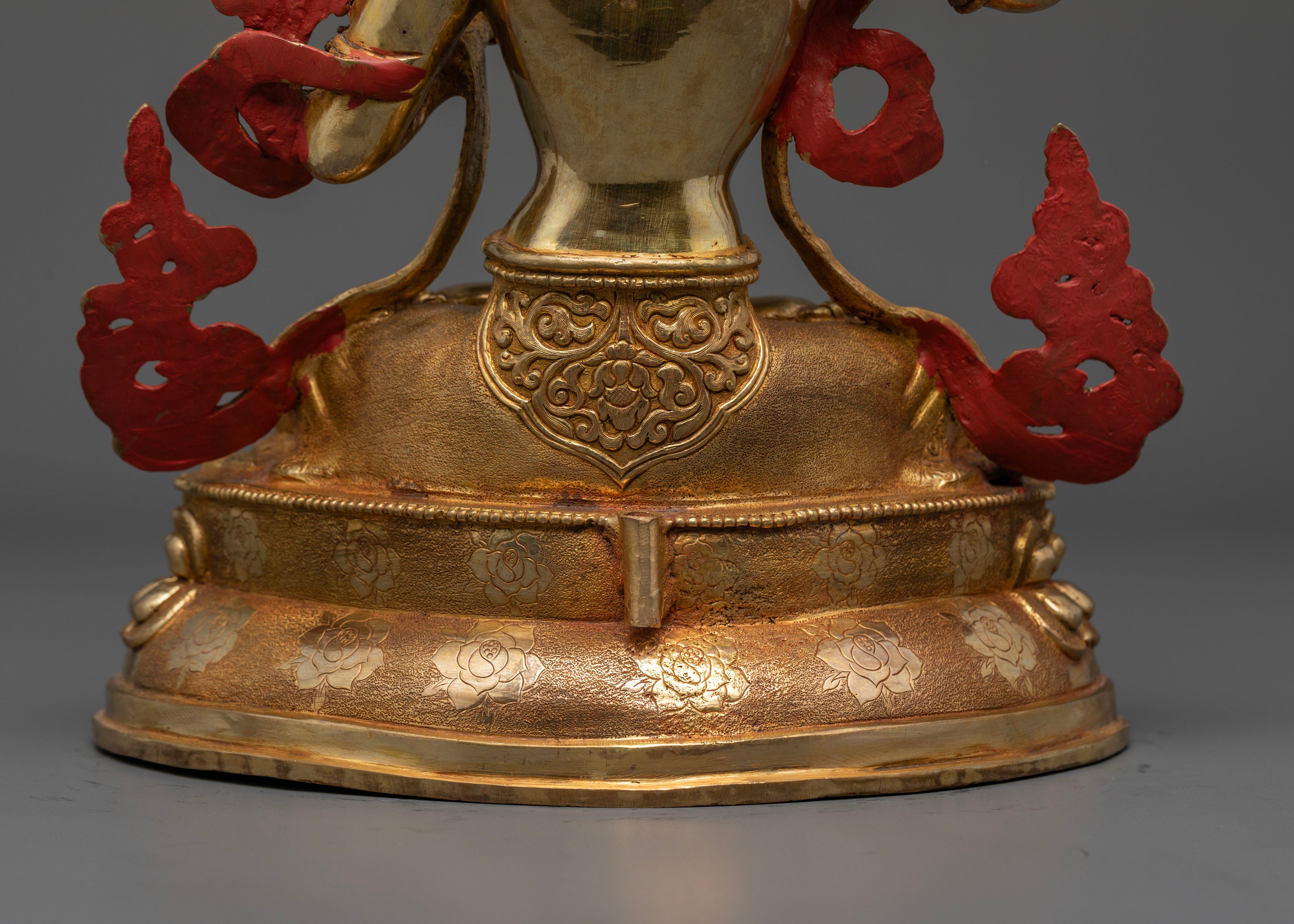 Bodhisattva Manjushri Wenshu Statue