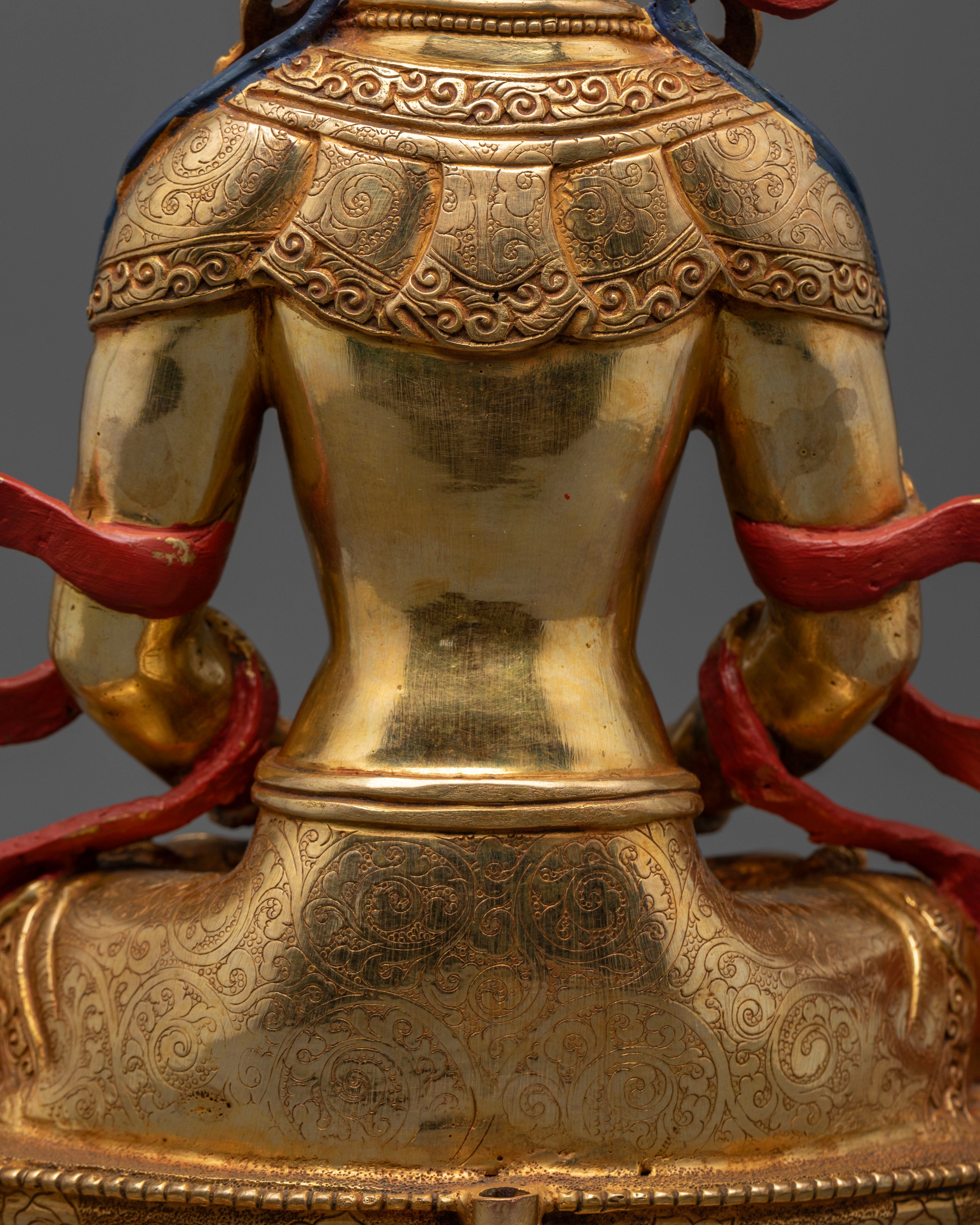 Amitayus long life mantra statue