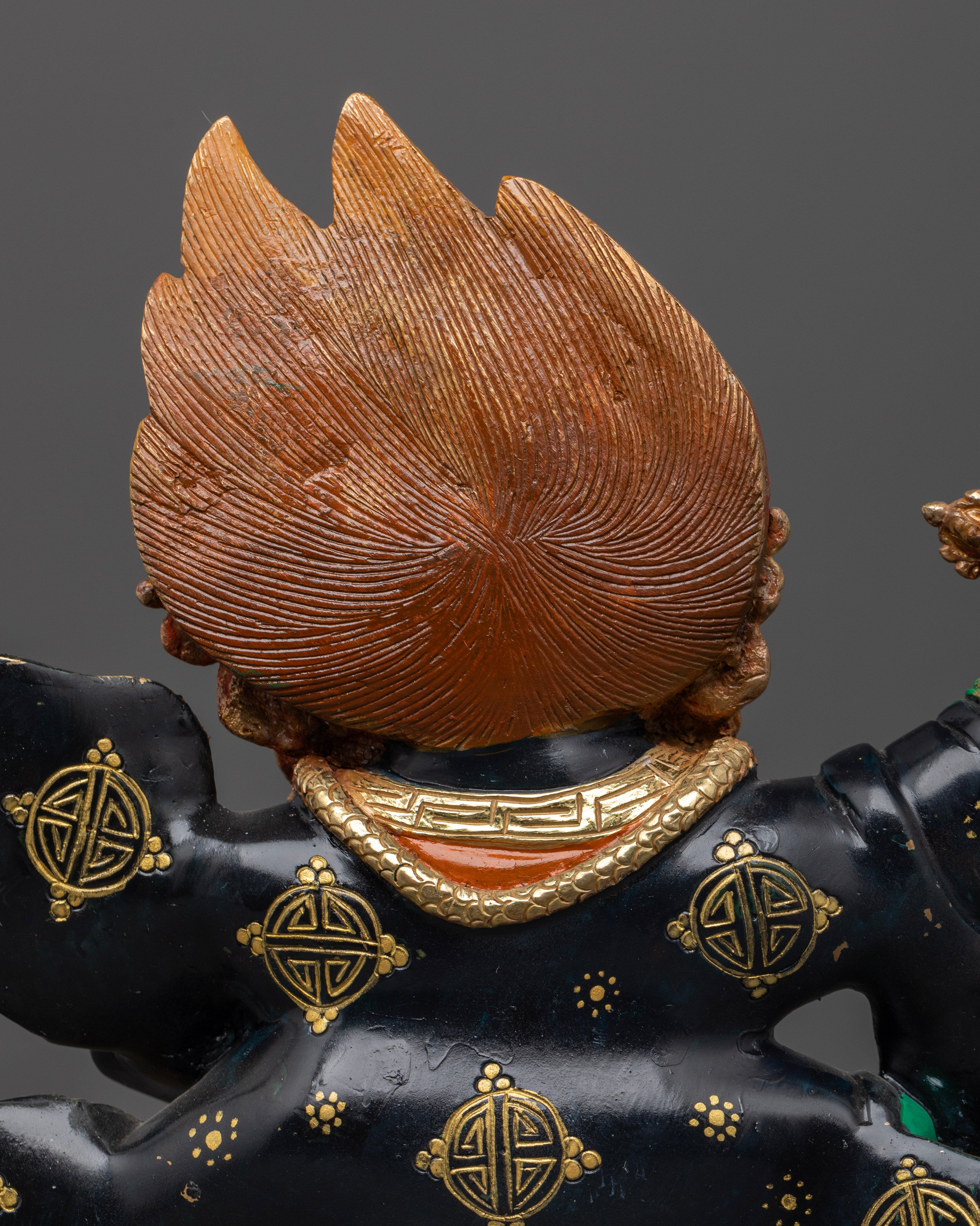 Mahakala Bernegchen Statue: Powerful Protector & Guardian