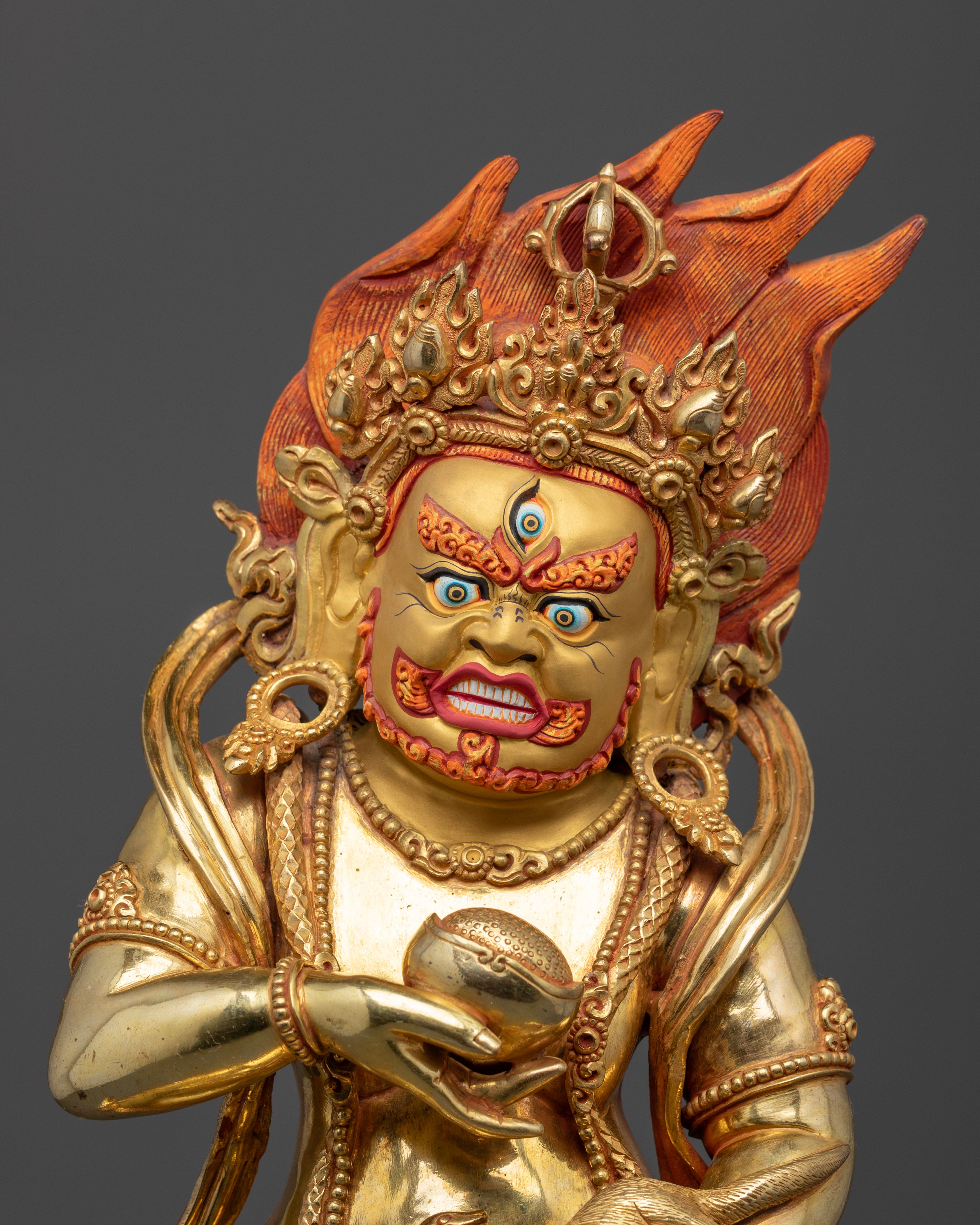 Black Dzambhala Statue | Wealth Deity