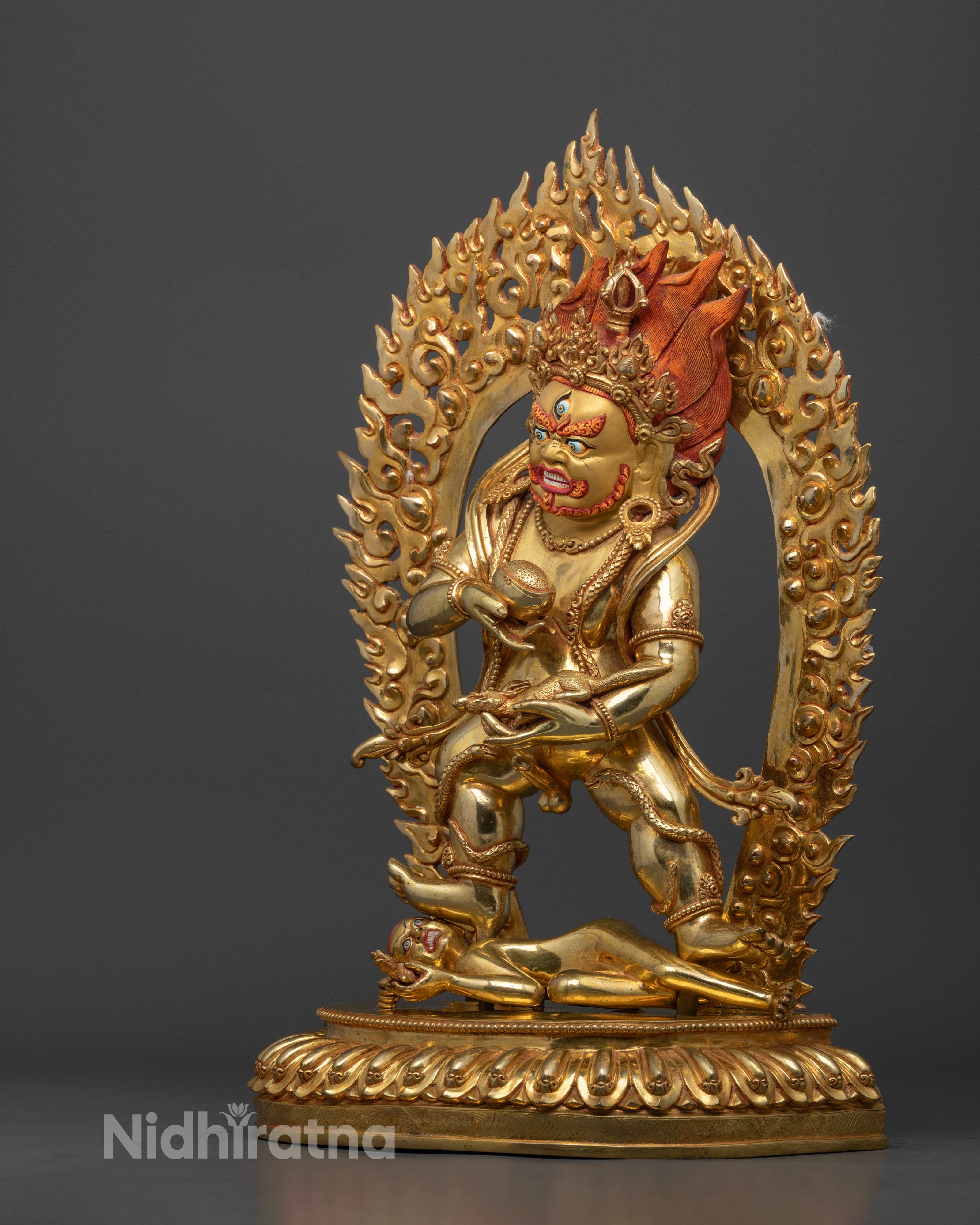 Black Dzambhala Statue | Wealth Deity