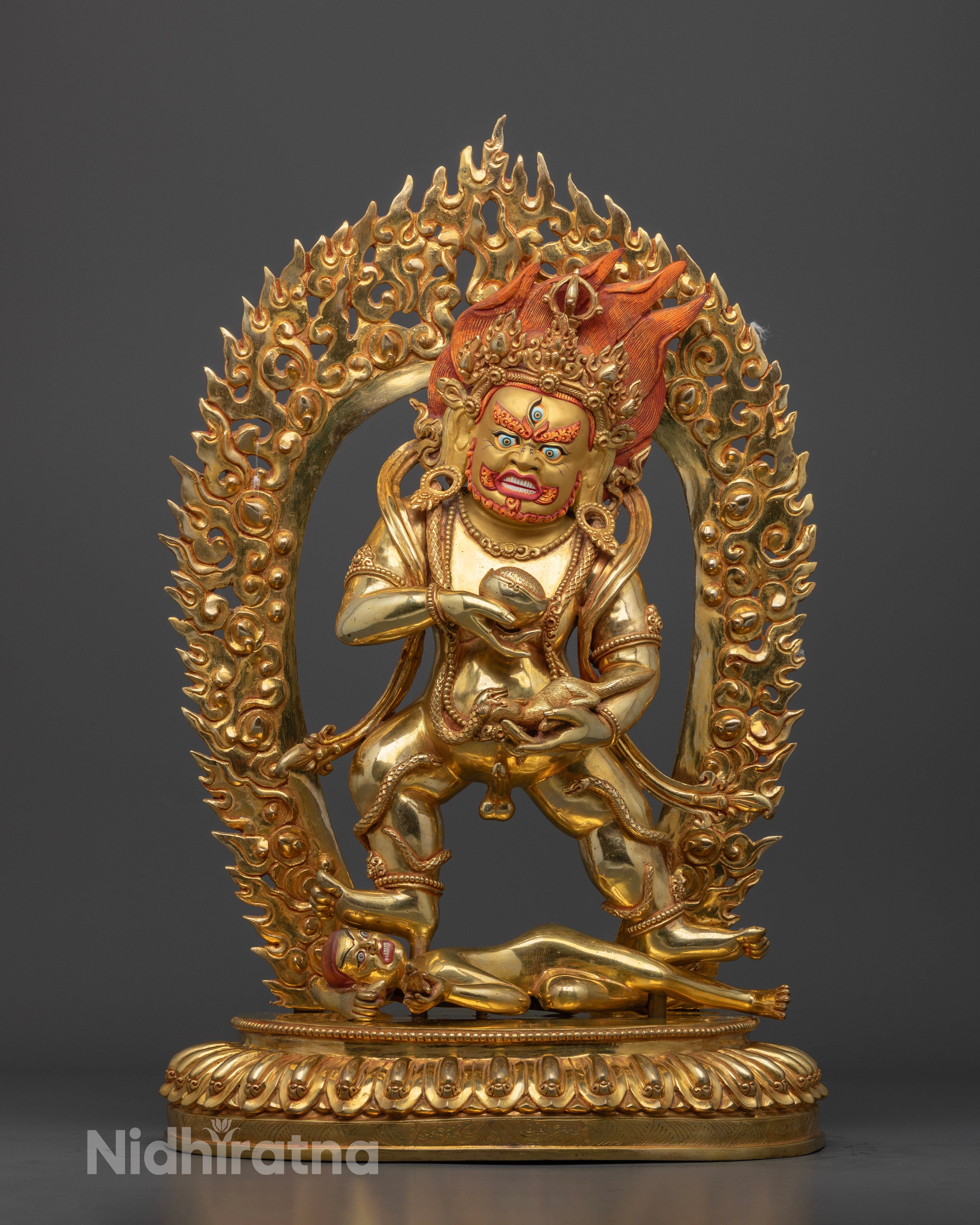 Black Dzambhala Statue | Wealth Deity