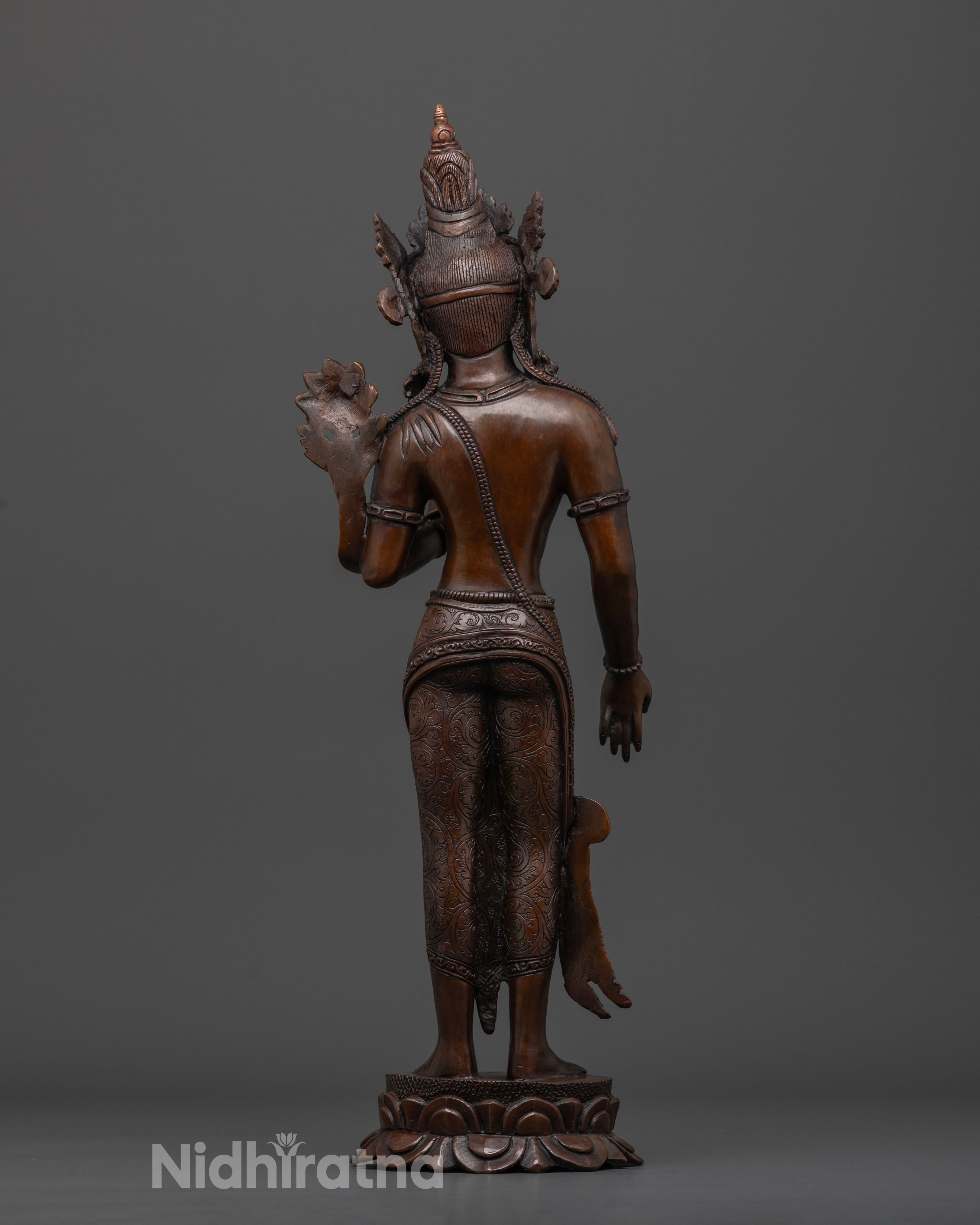 Lokeshvara padmapani statue
