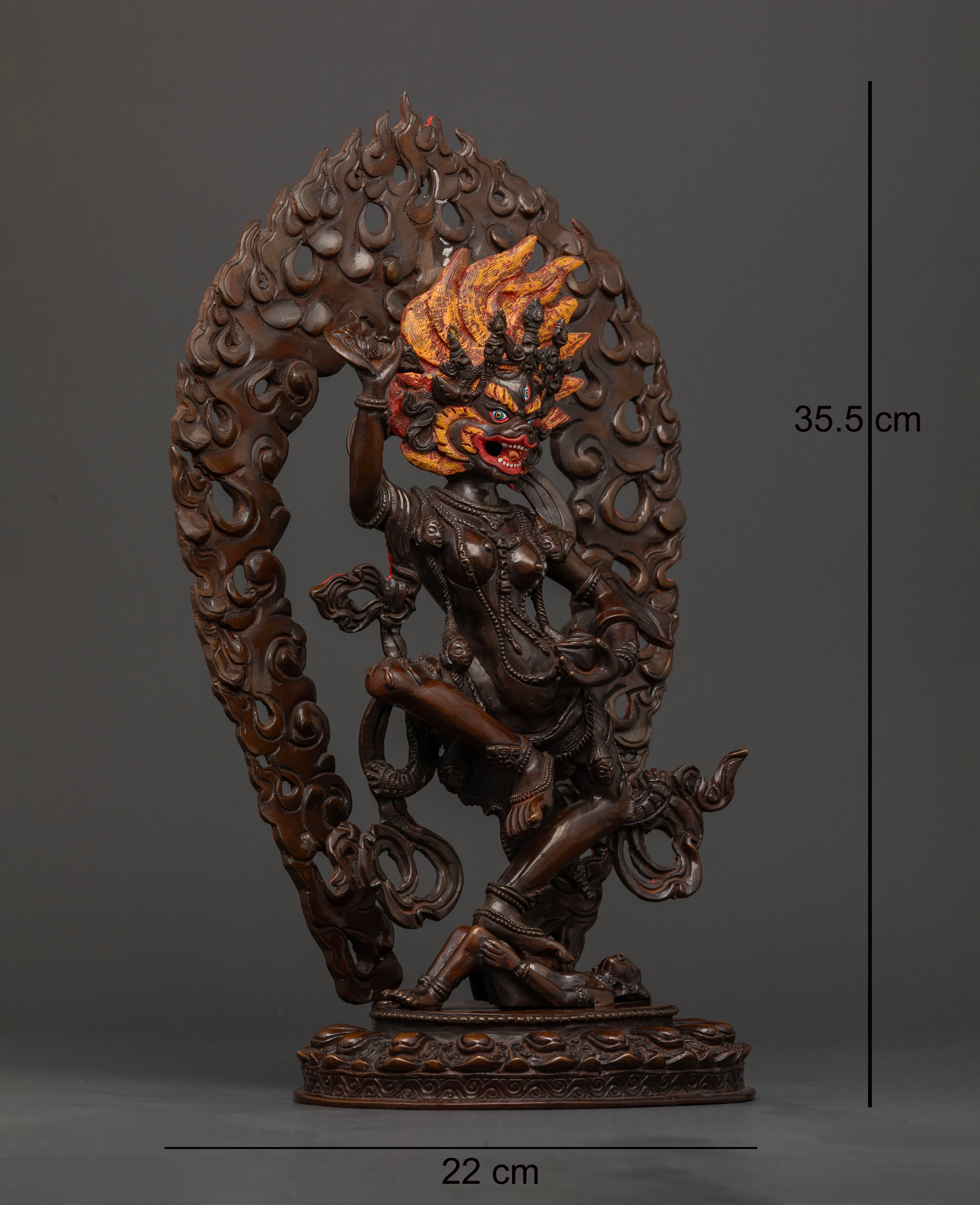 Simha Mukha Statue | Lion-Faced Protector for Spiritual Practice