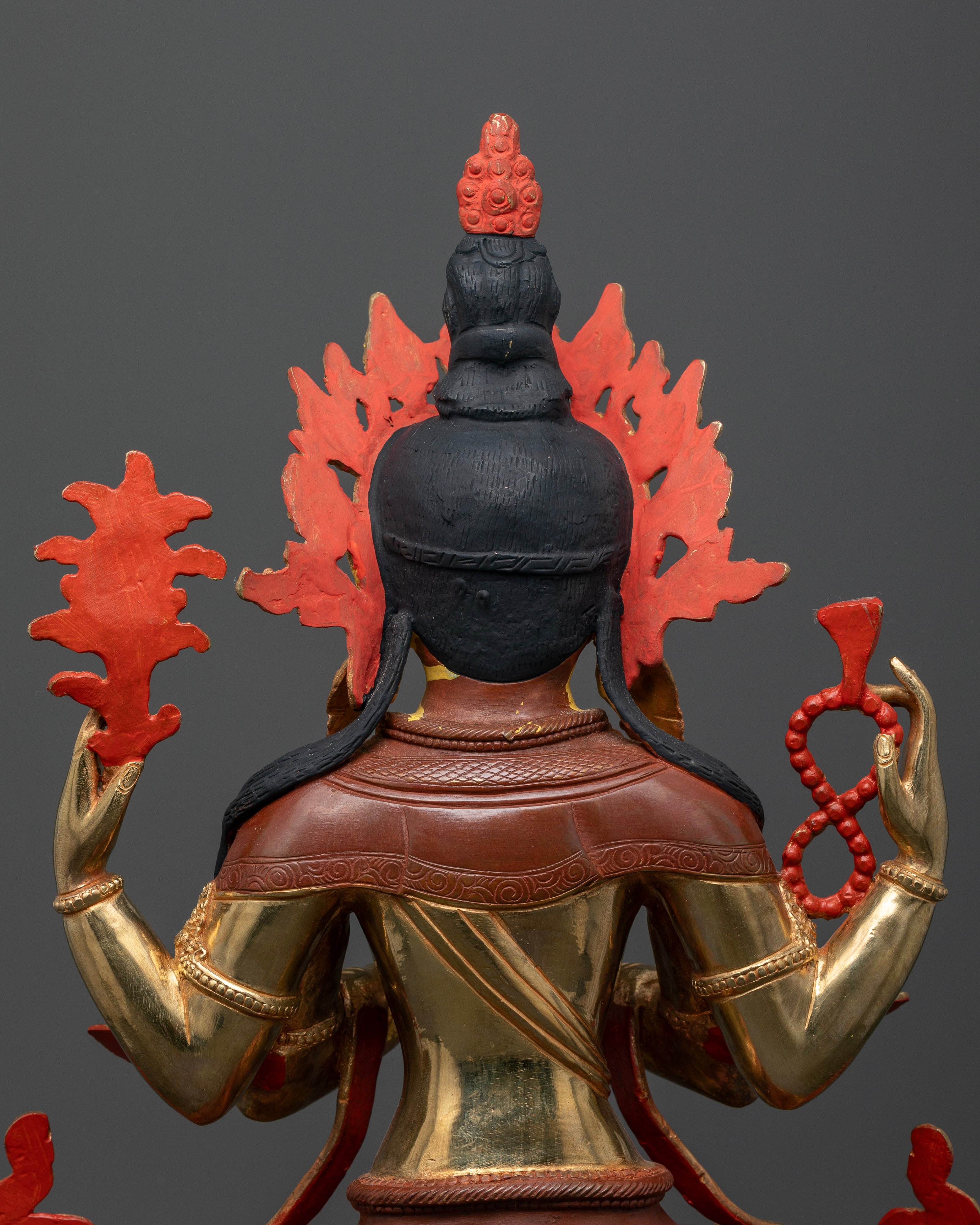 Four-Armed Chenrezig Statue: A Symbol of Spiritual Evolution