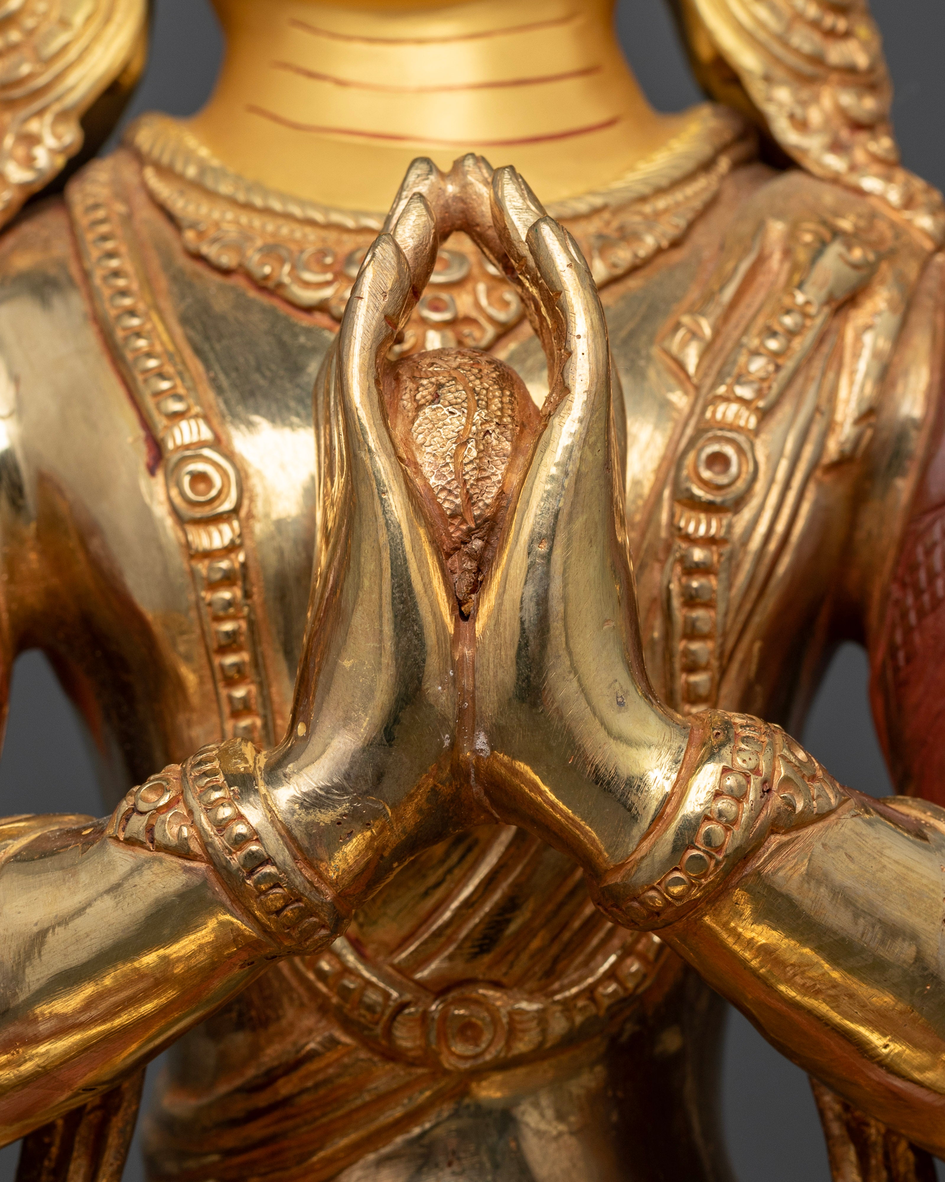 Four-Armed Chenrezig Statue: A Symbol of Spiritual Evolution