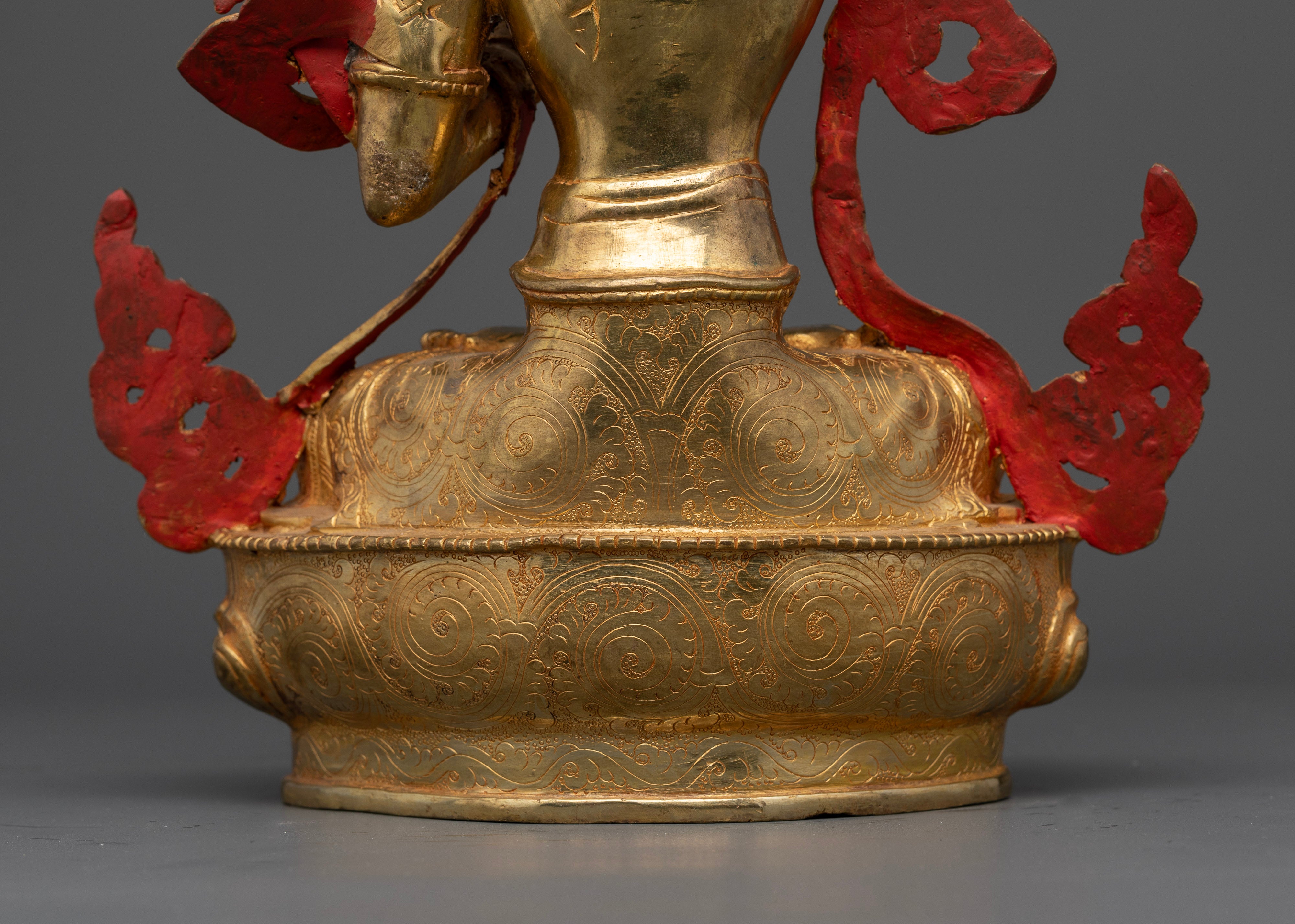 Manjushri Statue: Embodiment of Enlightened Wisdom